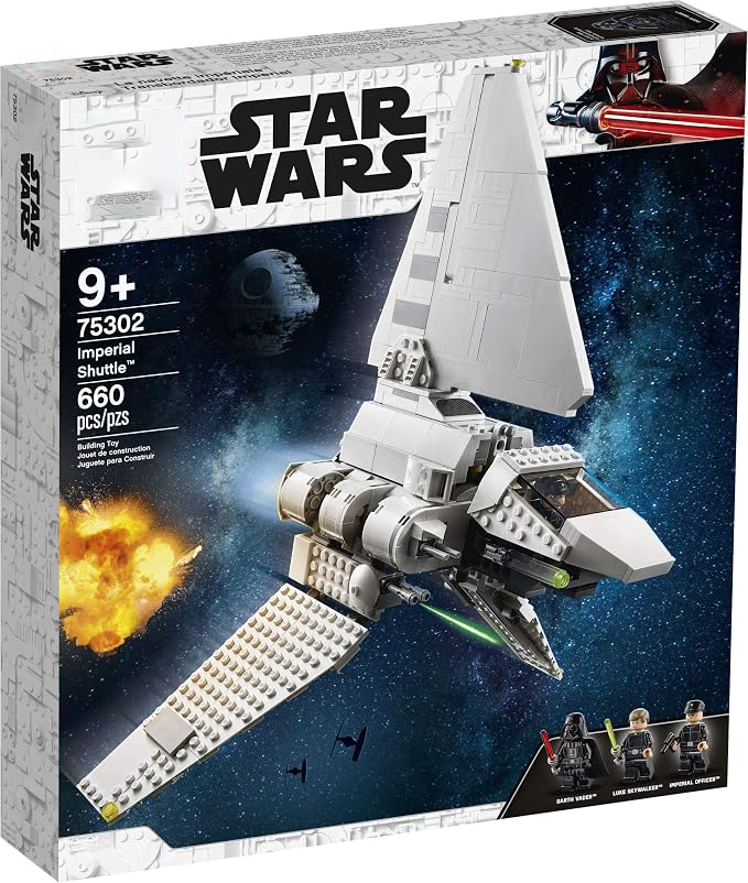 LEPIN Star Wars Imperial Shuttle Building Kit; Awesome Building Toy for Kids Featuring Luke Skywalker and Darth Vader; Great Gift Idea for Star Wars Fans Aged 9 and Up, New 2021