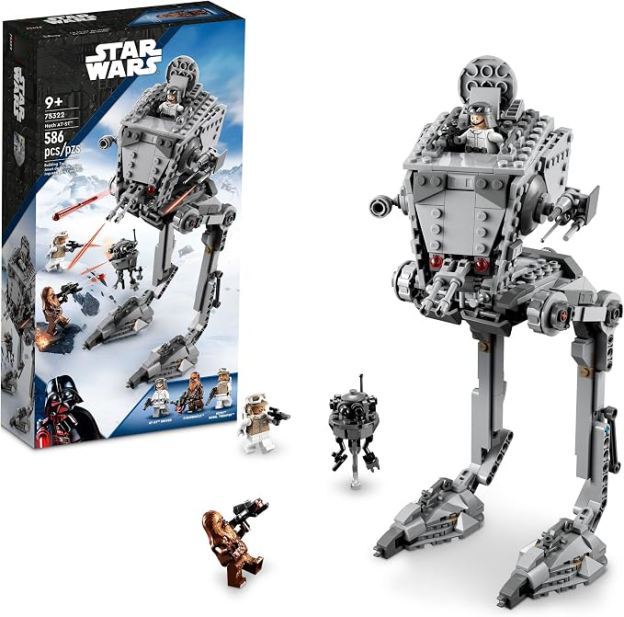 LEPIN Star Wars Hoth at-ST Walker Building Toy for Kids with Chewbacca Minifigure and Droid Figure, The Empire Strikes Back Model, Star Wars Fan Gift