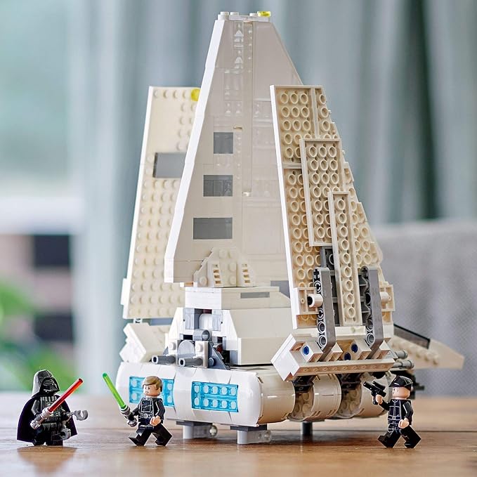 LEPIN Star Wars Imperial Shuttle Building Kit; Awesome Building Toy for Kids Featuring Luke Skywalker and Darth Vader; Great Gift Idea for Star Wars Fans Aged 9 and Up, New 2021