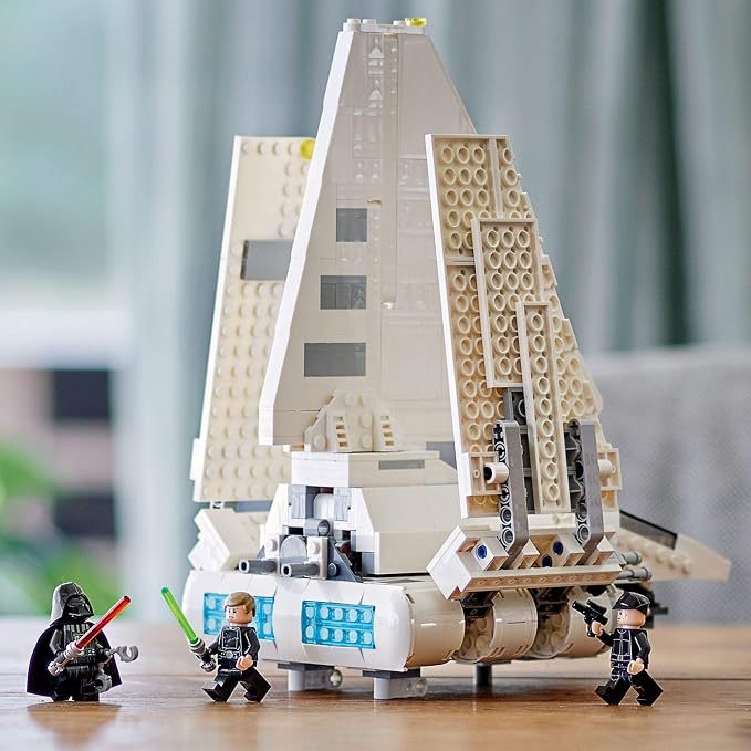 LEPIN Star Wars Imperial Shuttle Building Kit; Awesome Building Toy for Kids Featuring Luke Skywalker and Darth Vader; Great Gift Idea for Star Wars Fans Aged 9 and Up, New 2021
