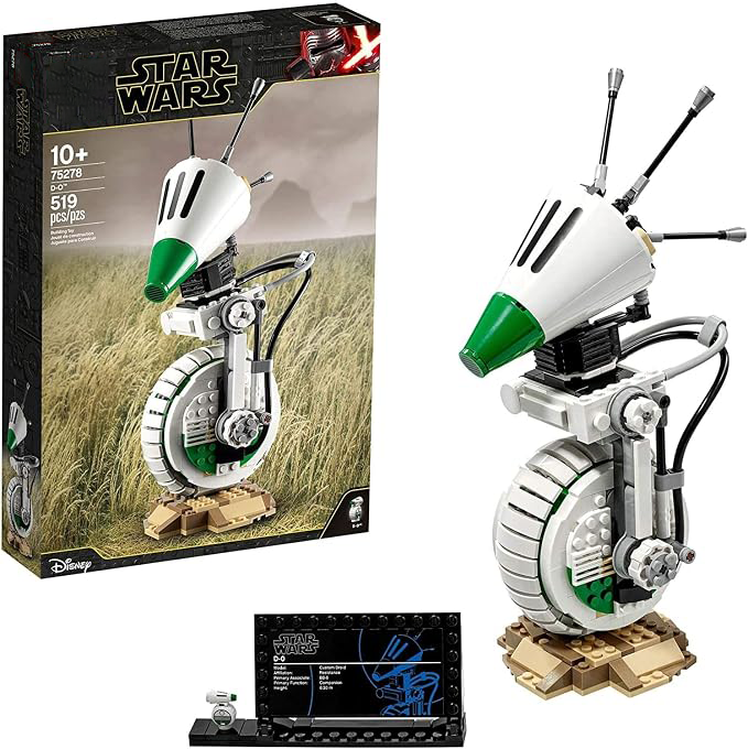 LEPIN Star Wars: The Rise of Skywalker D-O Building Kit; Collectible Star Wars Character and a Cool Birthday Gift, Holiday Present or Fun Surprise for Any Star Wars Fan (519 Pieces)