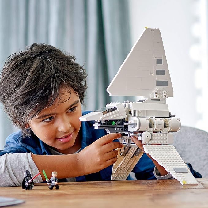 LEPIN Star Wars Imperial Shuttle Building Kit; Awesome Building Toy for Kids Featuring Luke Skywalker and Darth Vader; Great Gift Idea for Star Wars Fans Aged 9 and Up, New 2021