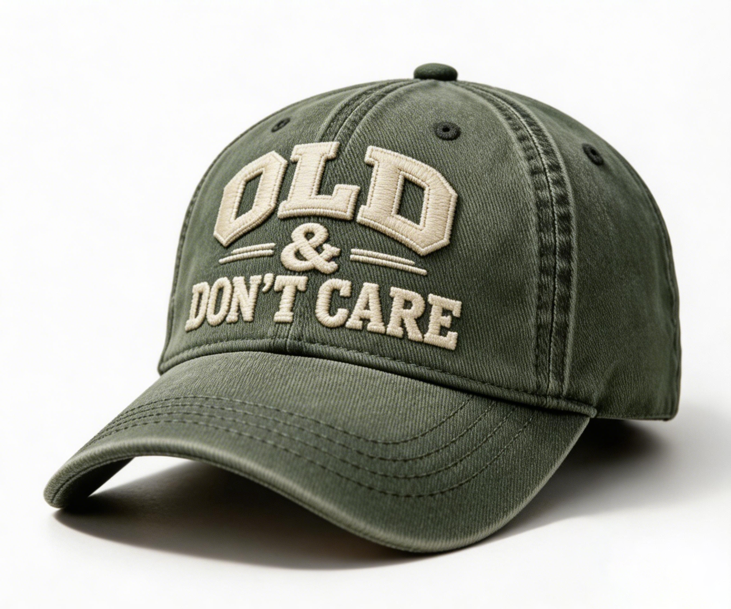🔥LAST DAY 49% OFF🧢 Vintage Distressed “OLD & DON’T CARE” Cap