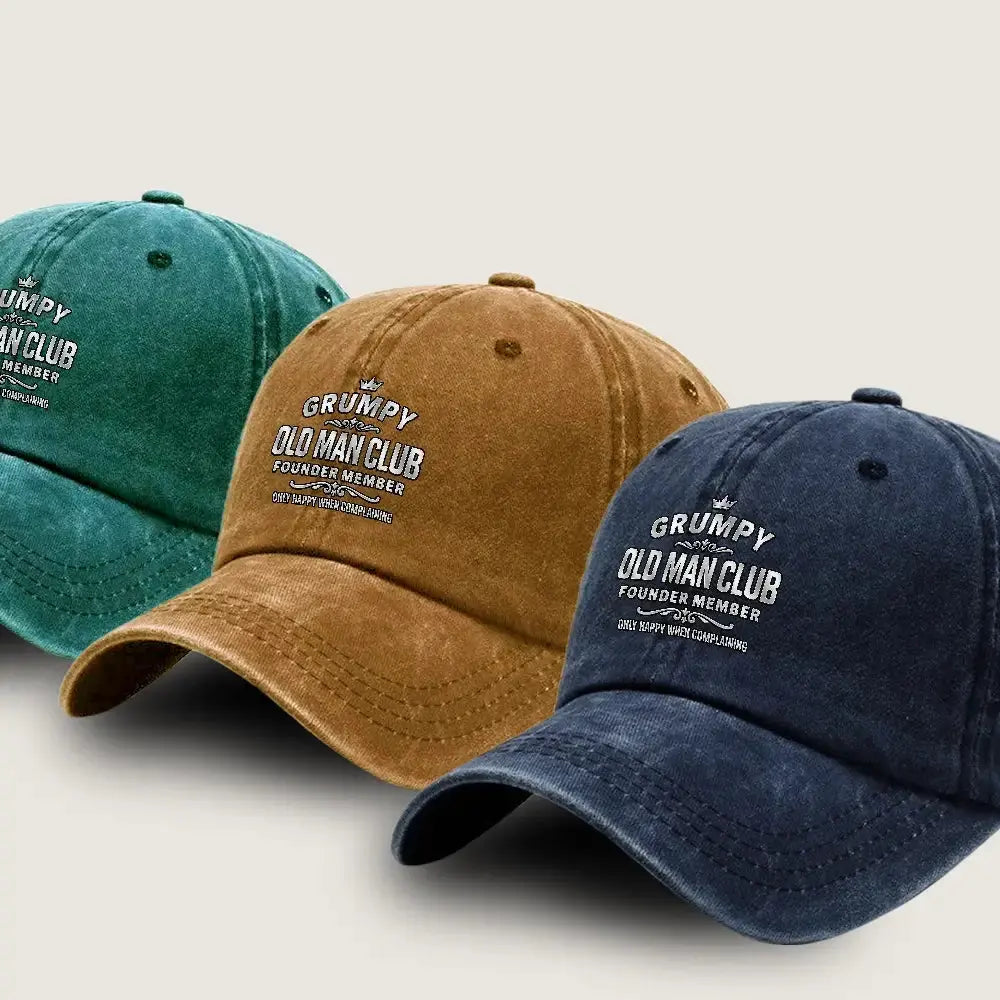 Gift Cap – Washed Demi Cap for Men
