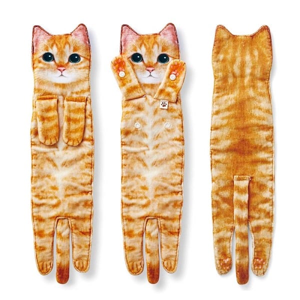 🎁😺Funny Cat Hand Towels for Cat Lovers