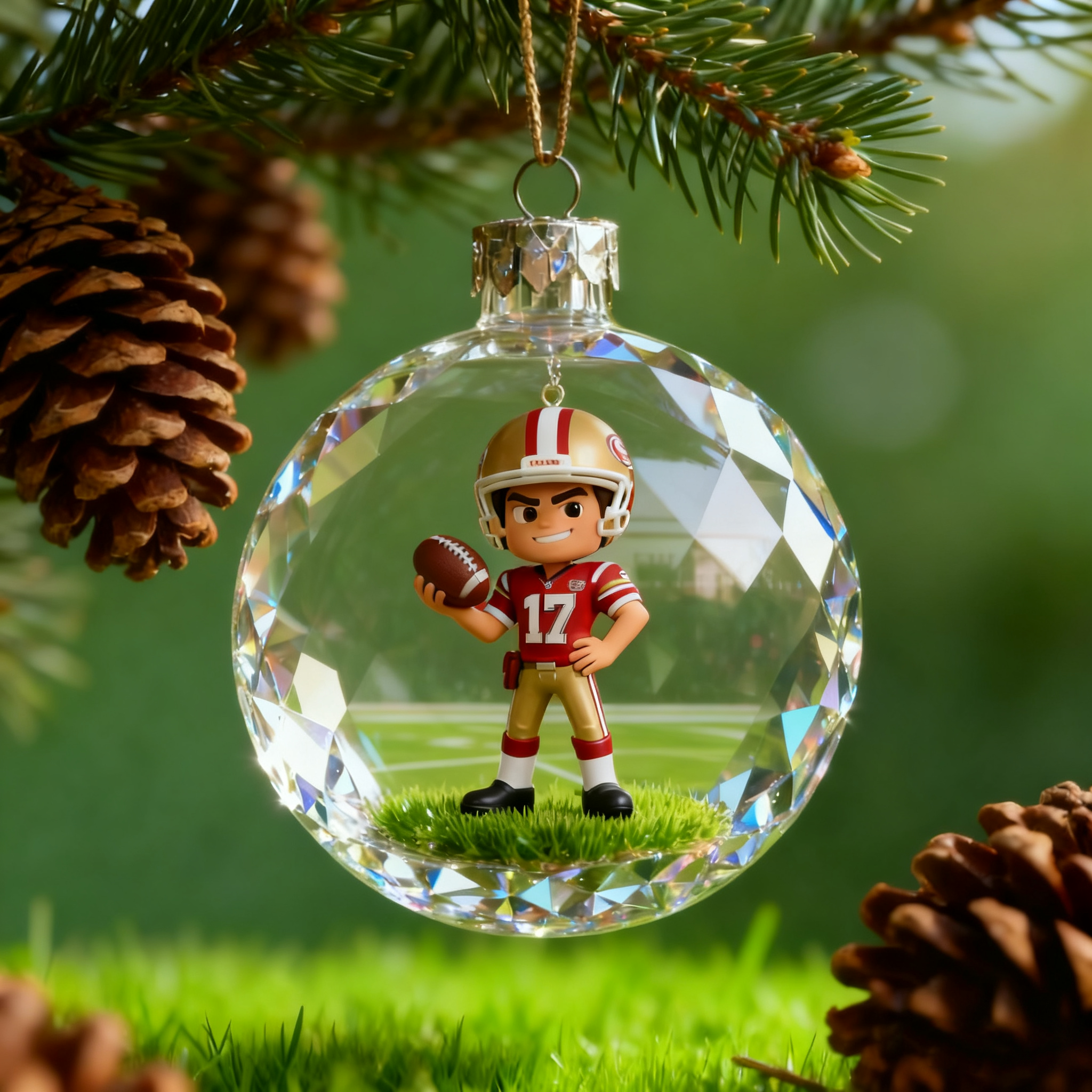 ✨Football Collectibles for Enthusiasts – Crystal Glass Ball Decoration✨