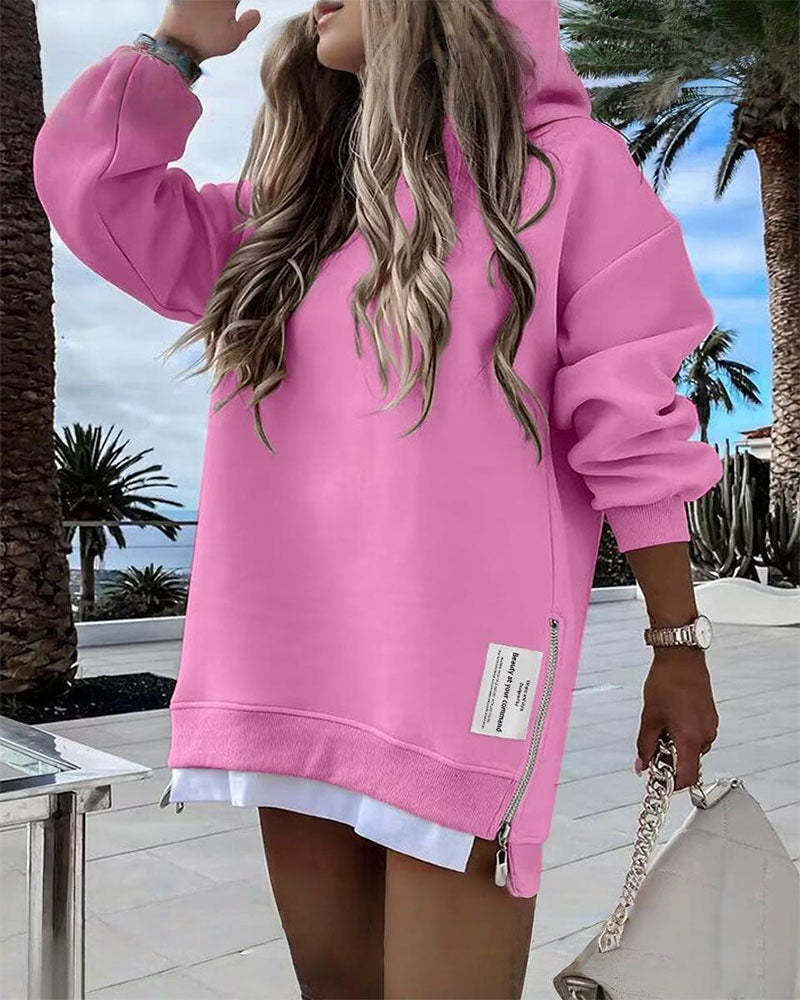 Womens Long Sleeve Pullover Sweatshirt