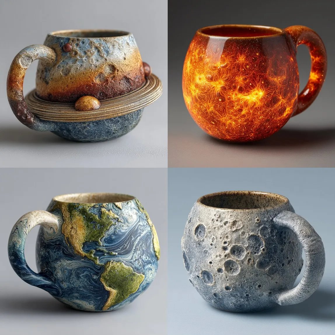 🪐Planetary Mug Collection - Cosmic Ceramic Cups