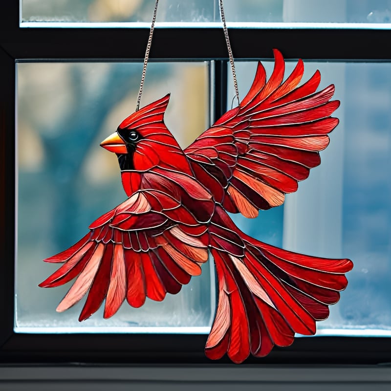 🔥Winged Cardinal Christmas Ornaments