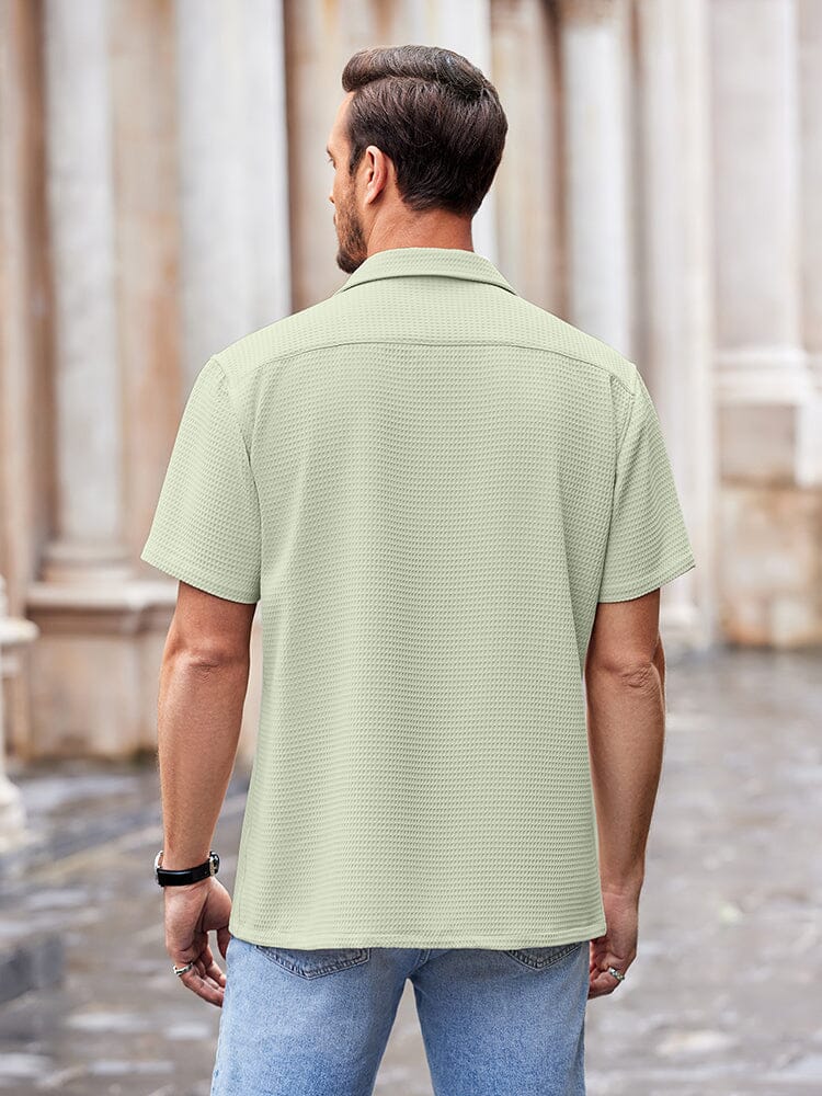 Waffle Loose Fit Short Sleeve Shirt 
