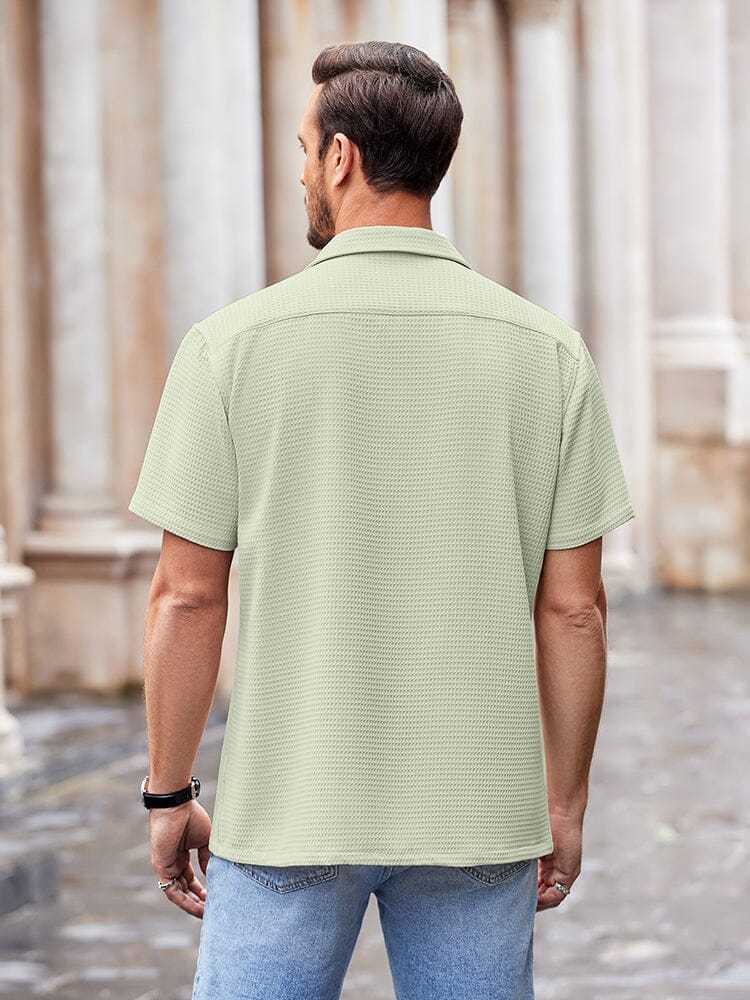 Waffle Loose Fit Short Sleeve Shirt 
