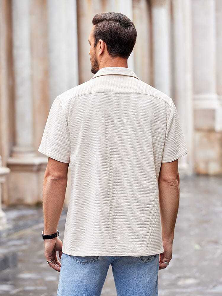 Waffle Loose Fit Short Sleeve Shirt 