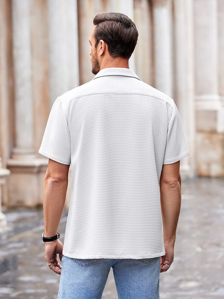Waffle Loose Fit Short Sleeve Shirt 
