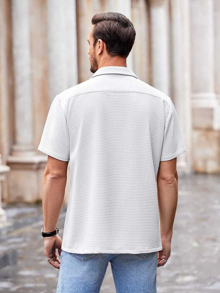 Waffle Loose Fit Short Sleeve Shirt 