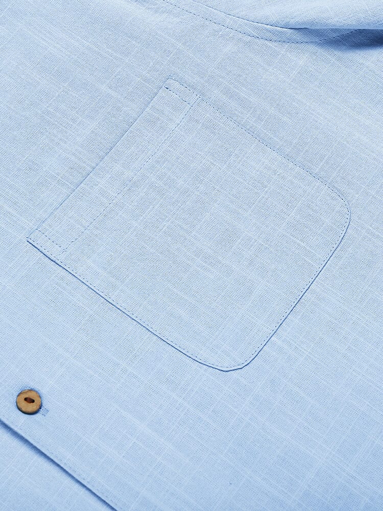 100% Cotton Short Sleeve Beach Shirt 