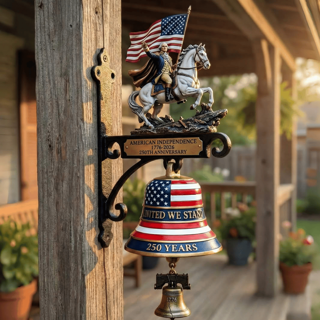 American Independence 250th anniversary wall bell