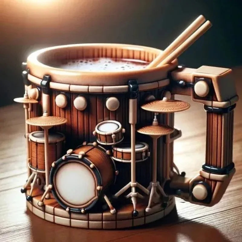 New Unique Musical Instrument Coffee Mug Creative Mug Milk Cup High-End Gift Desktop Ornaments