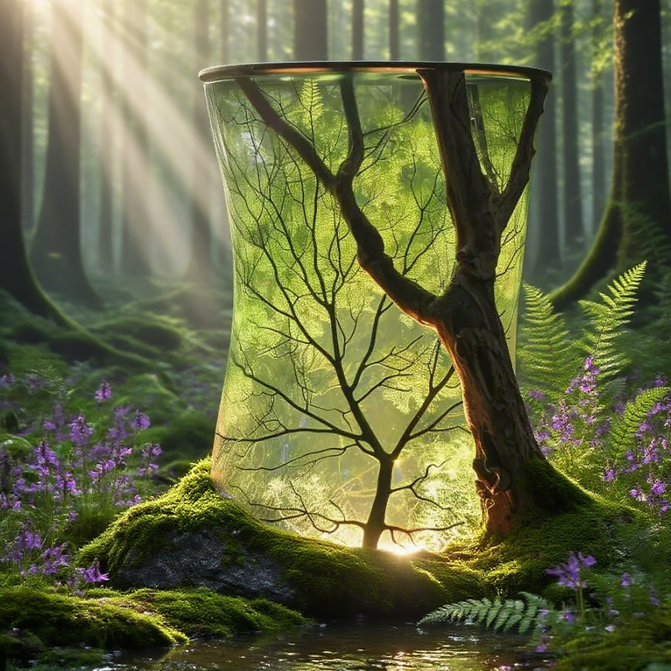 🔥Last Day 49% OFF🌿“Enchanted Forest” Nature-Inspired Ambient Lamp