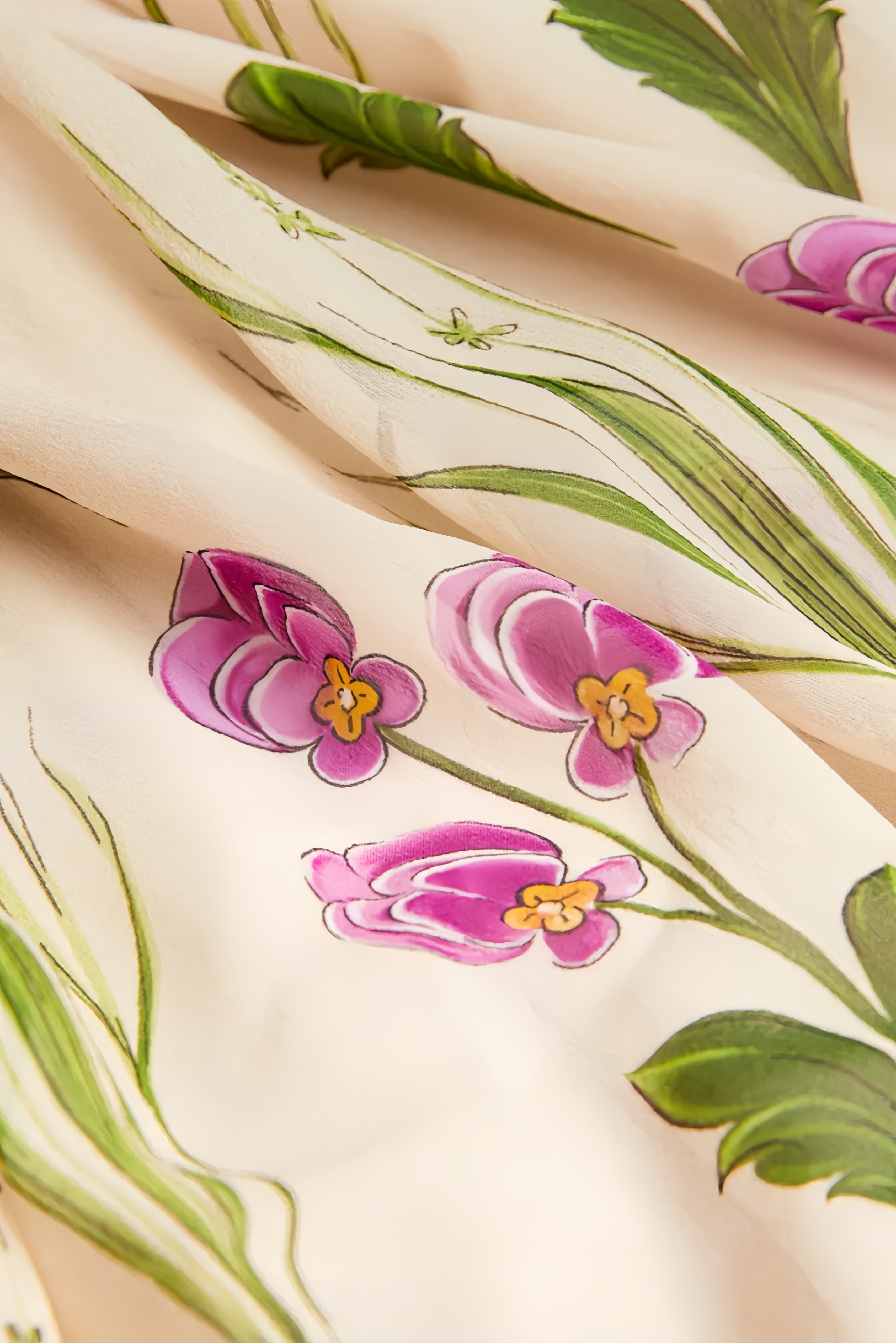 Cressida Floral Lace Up Long Sleeve Maxi Dress