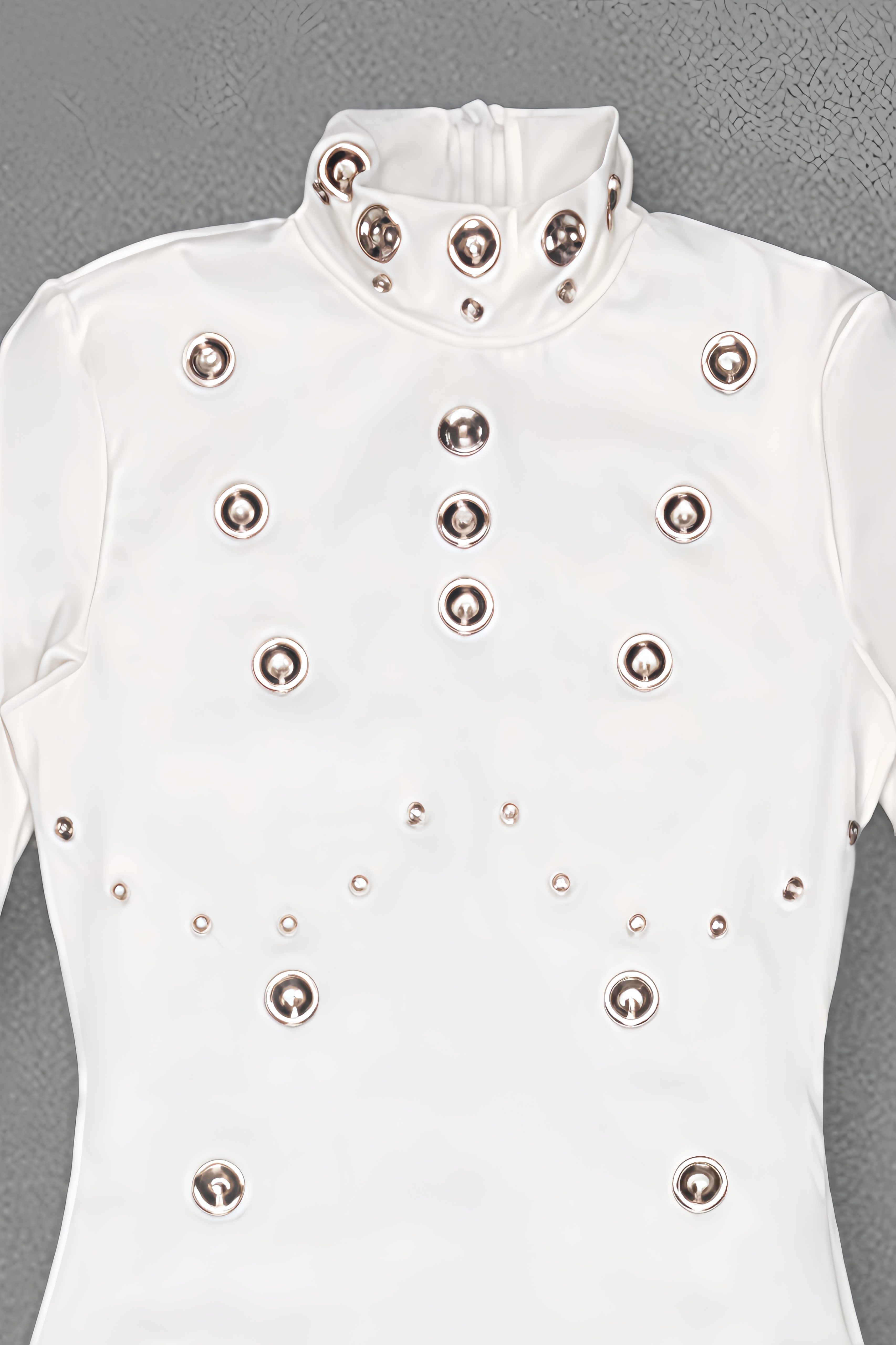 Ellis Riveted Openwork Maxi Dress