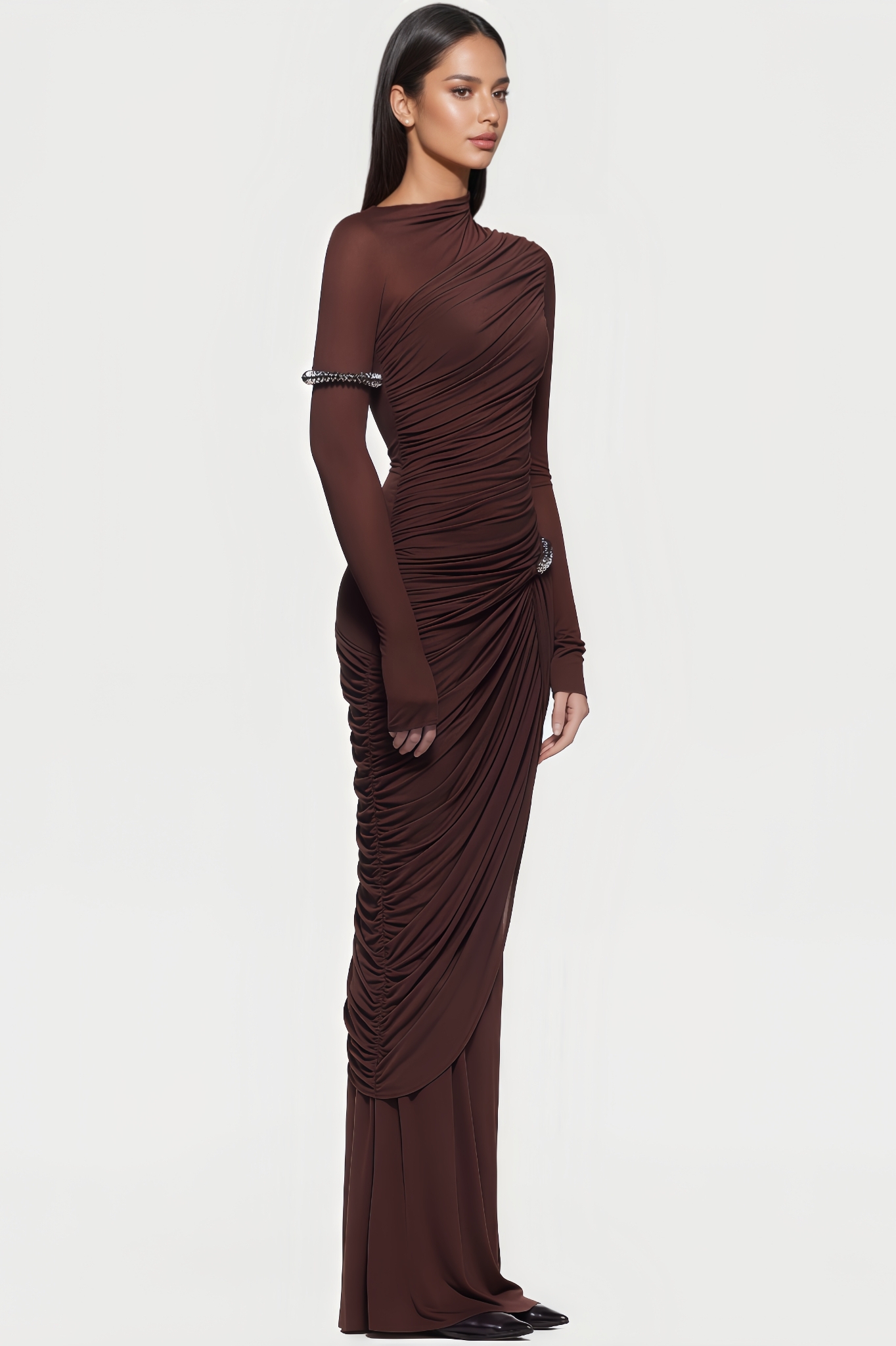 Zaretp Form-Fitting Maxi Dress