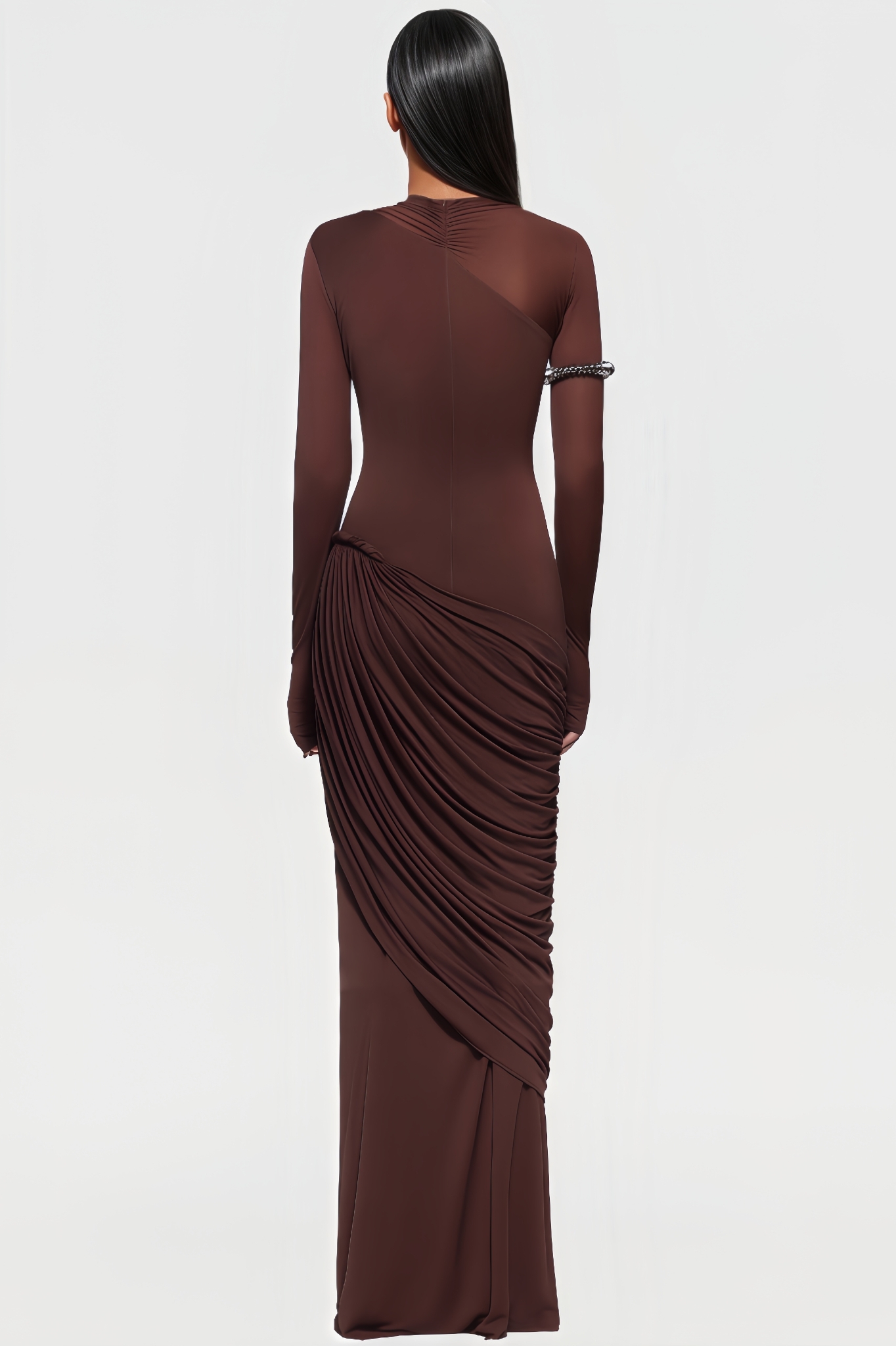 Zaretp Form-Fitting Maxi Dress