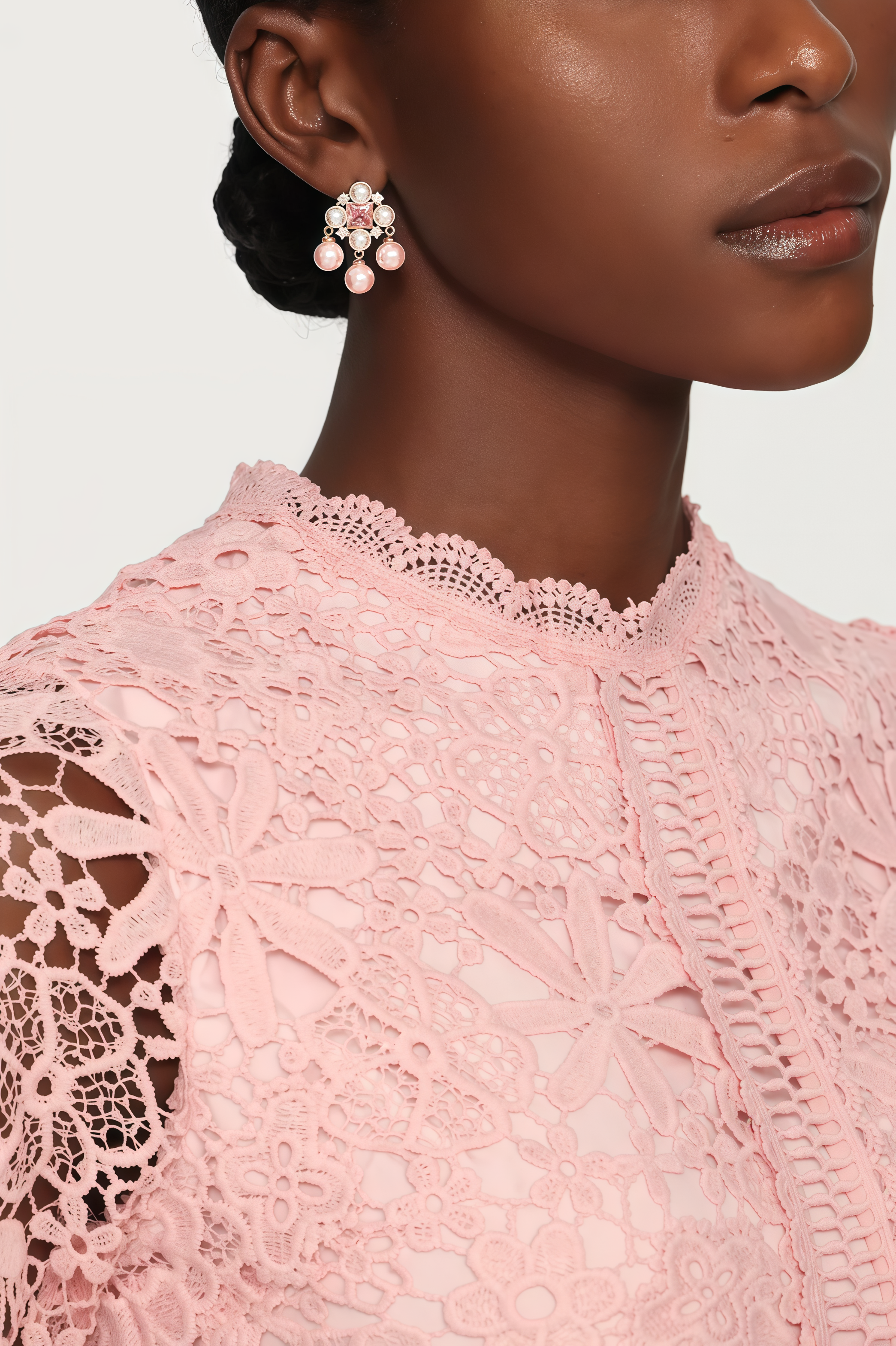 Zoree Pearl Diamond Earrings