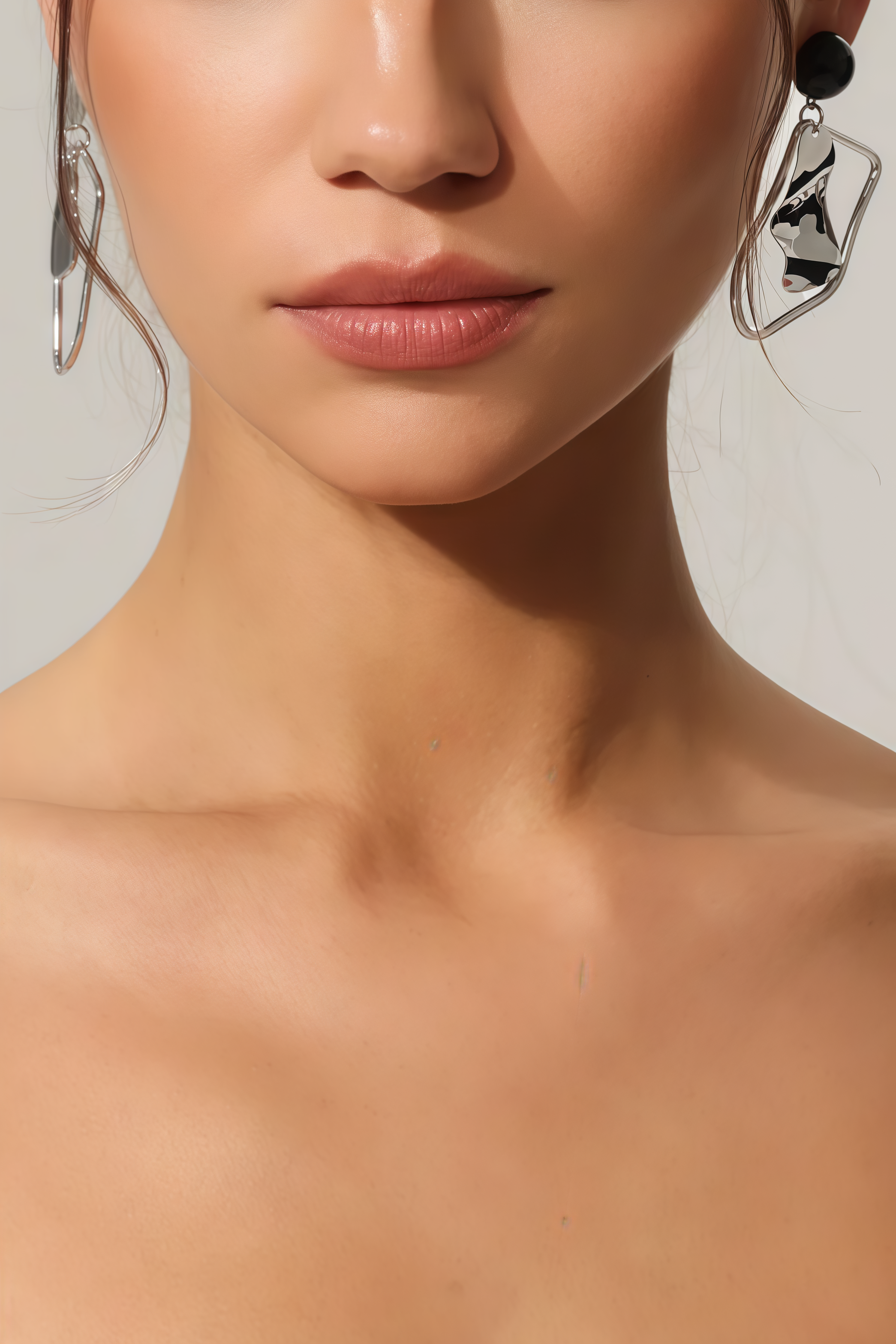 Helilt Alien Metal Irregularity Earrings