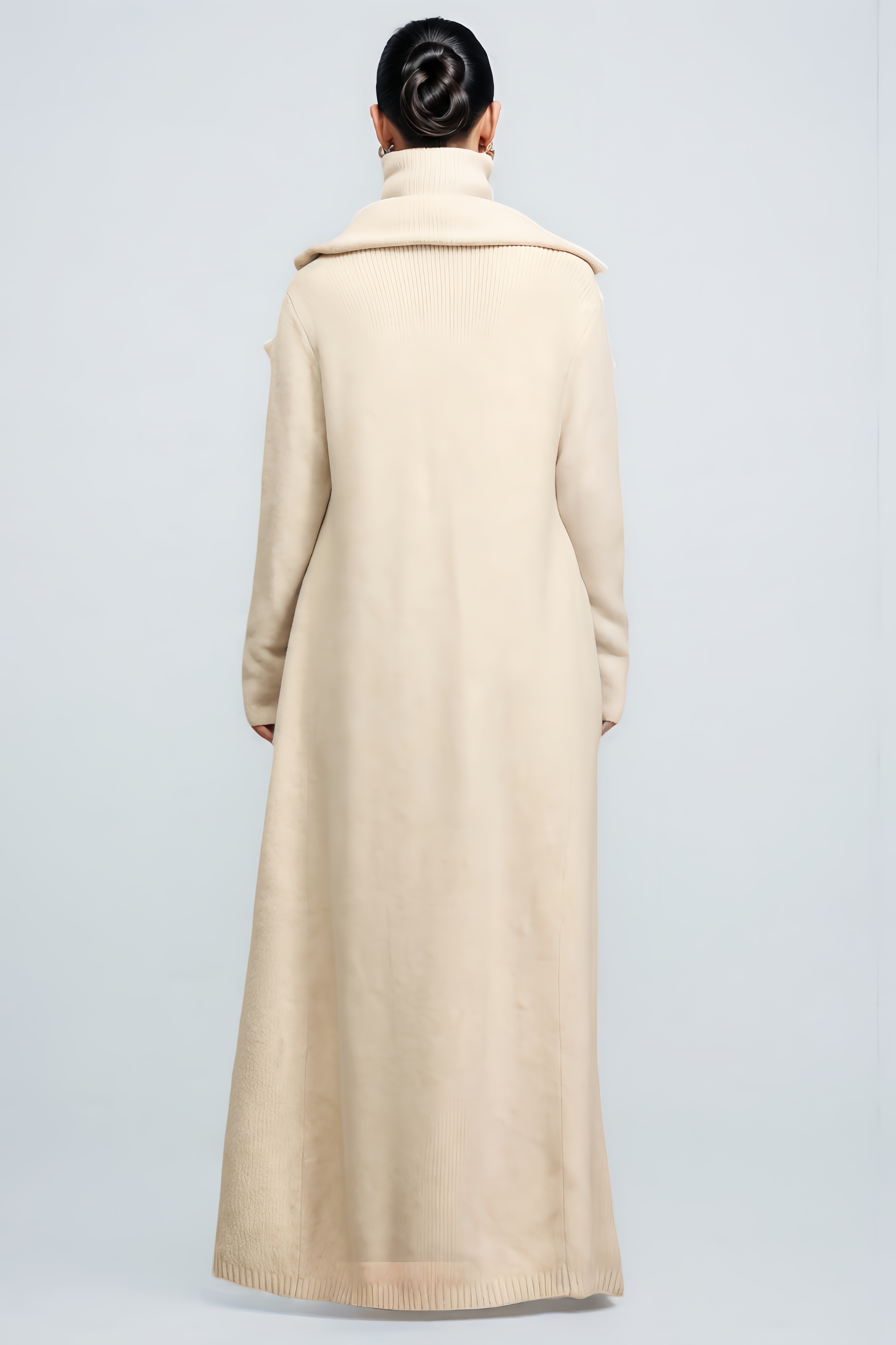 Nita Long-Sleeves Flower Three-Piece Set