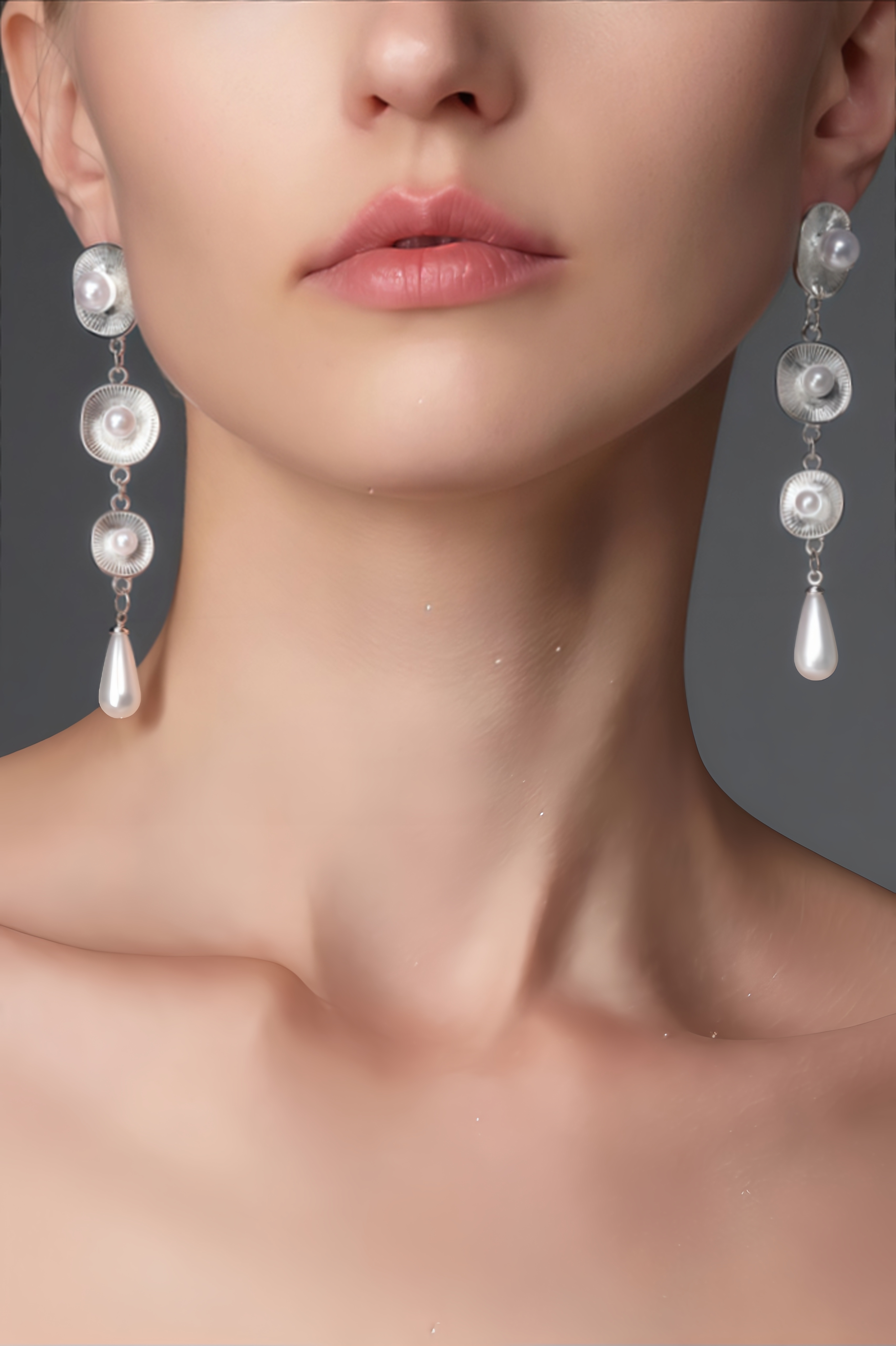Zada Pearl Teardrop Earrings