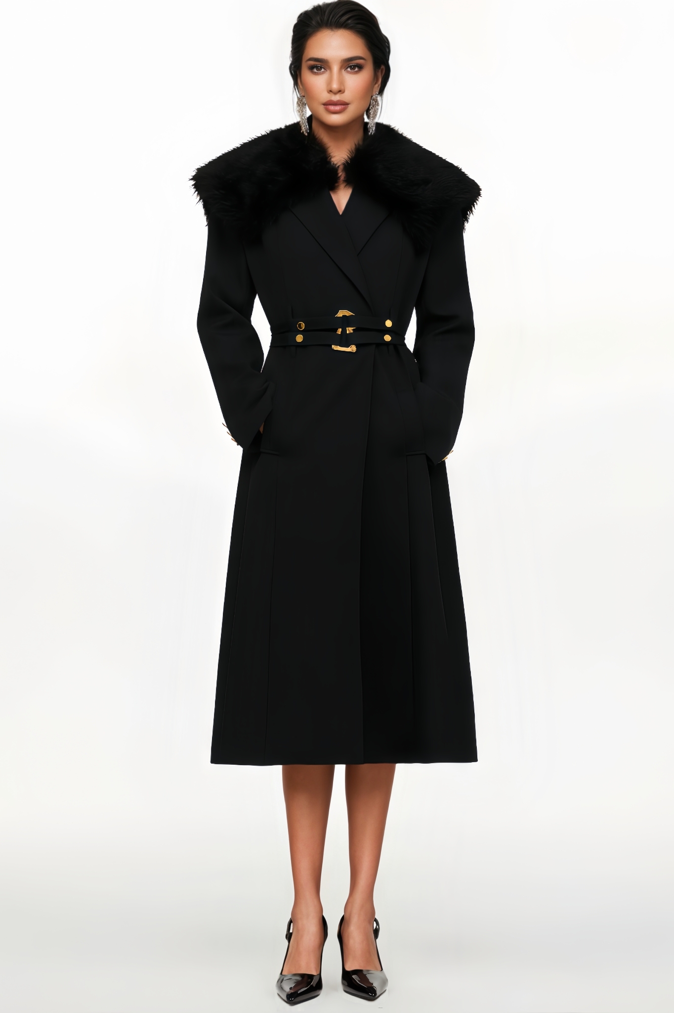 Yeli Fur-Trimmed Blazer