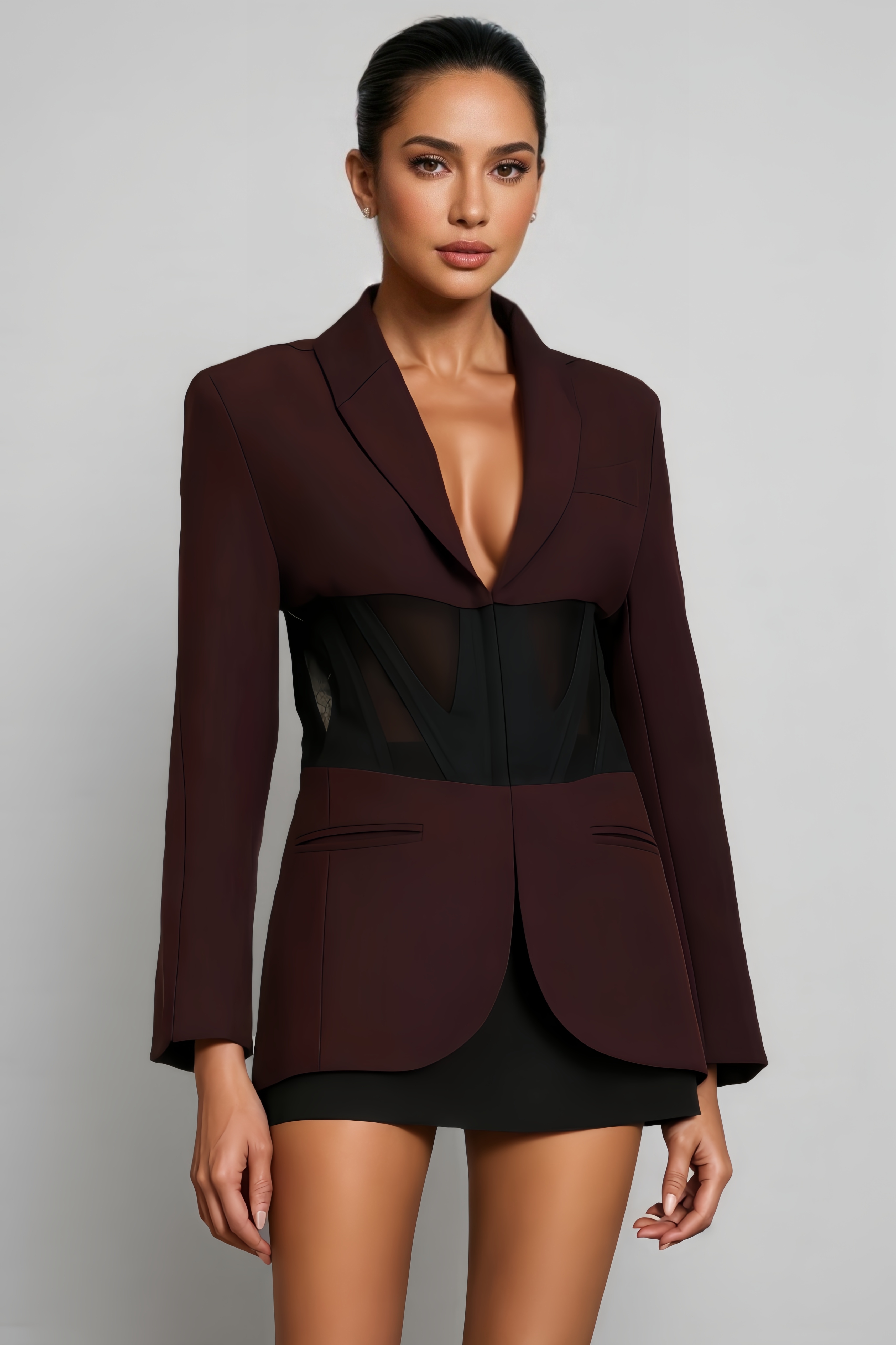 Rexor Corset Panelled Blazer