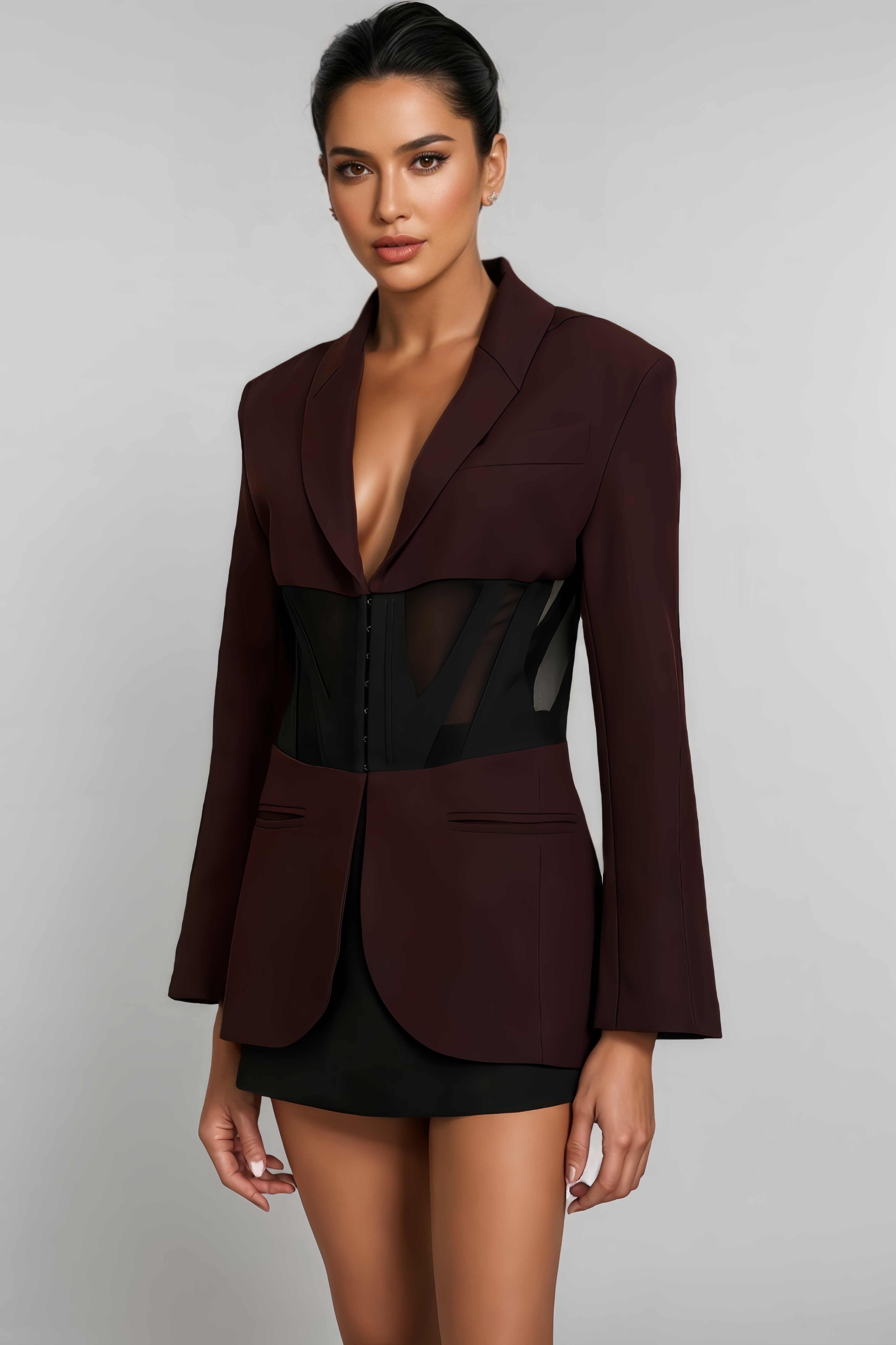 Rexor Corset Panelled Blazer