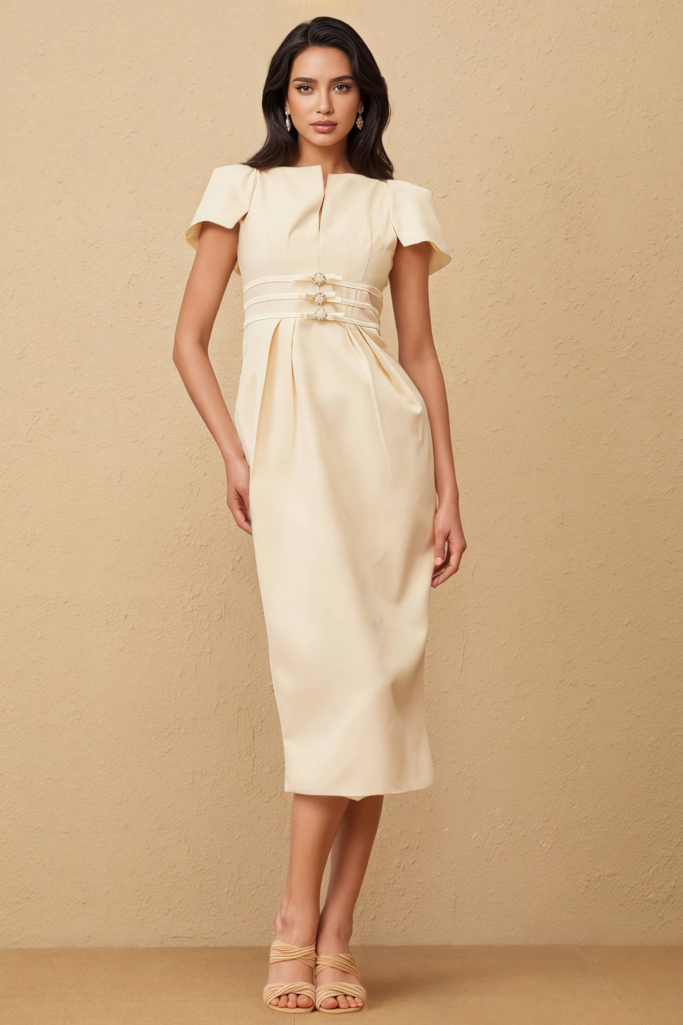 Flor Bowknot Maxi Dress