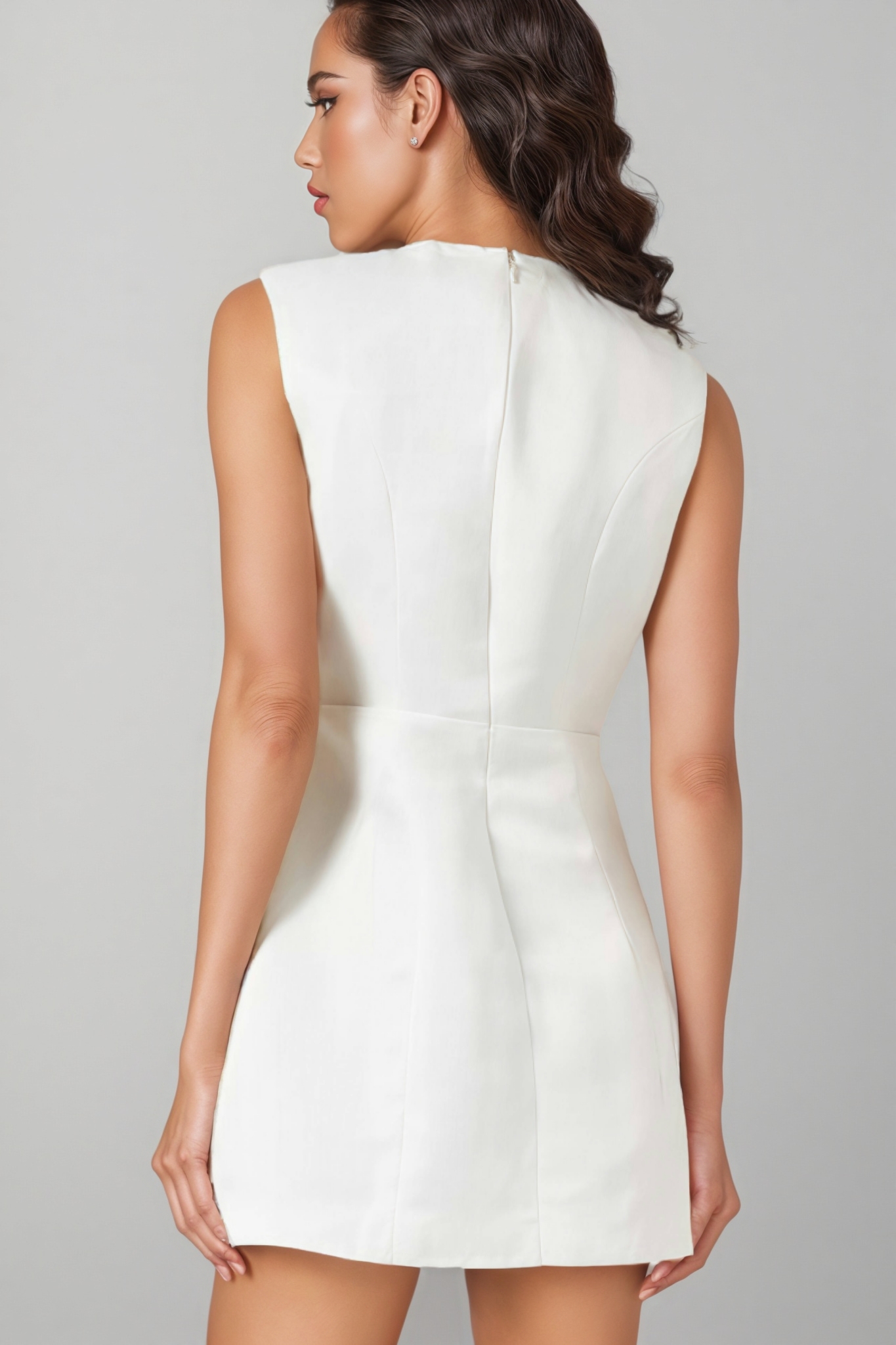 Belinda White Diamonds Mini Dress