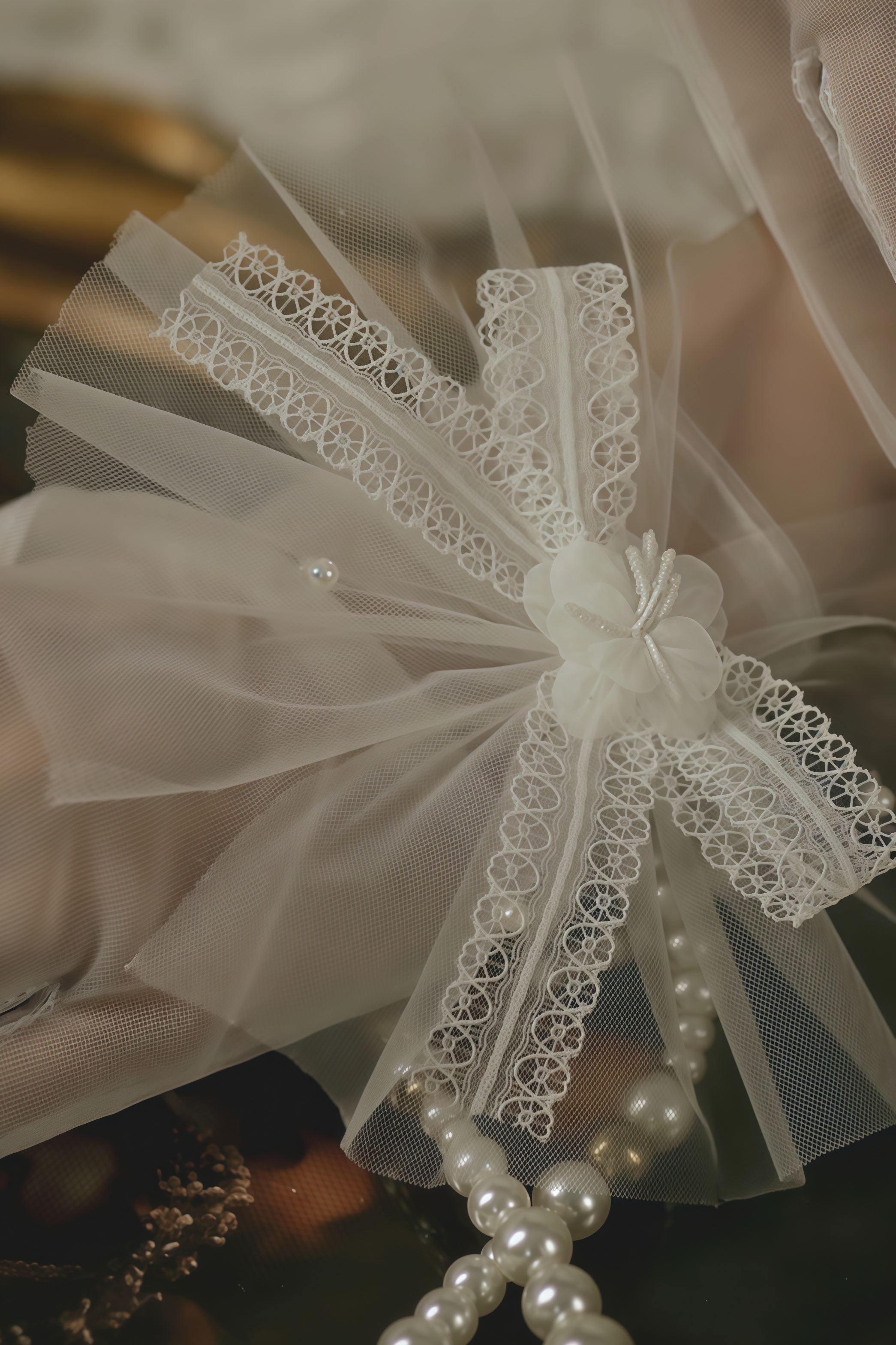 Marlt Lace Flower Gloves