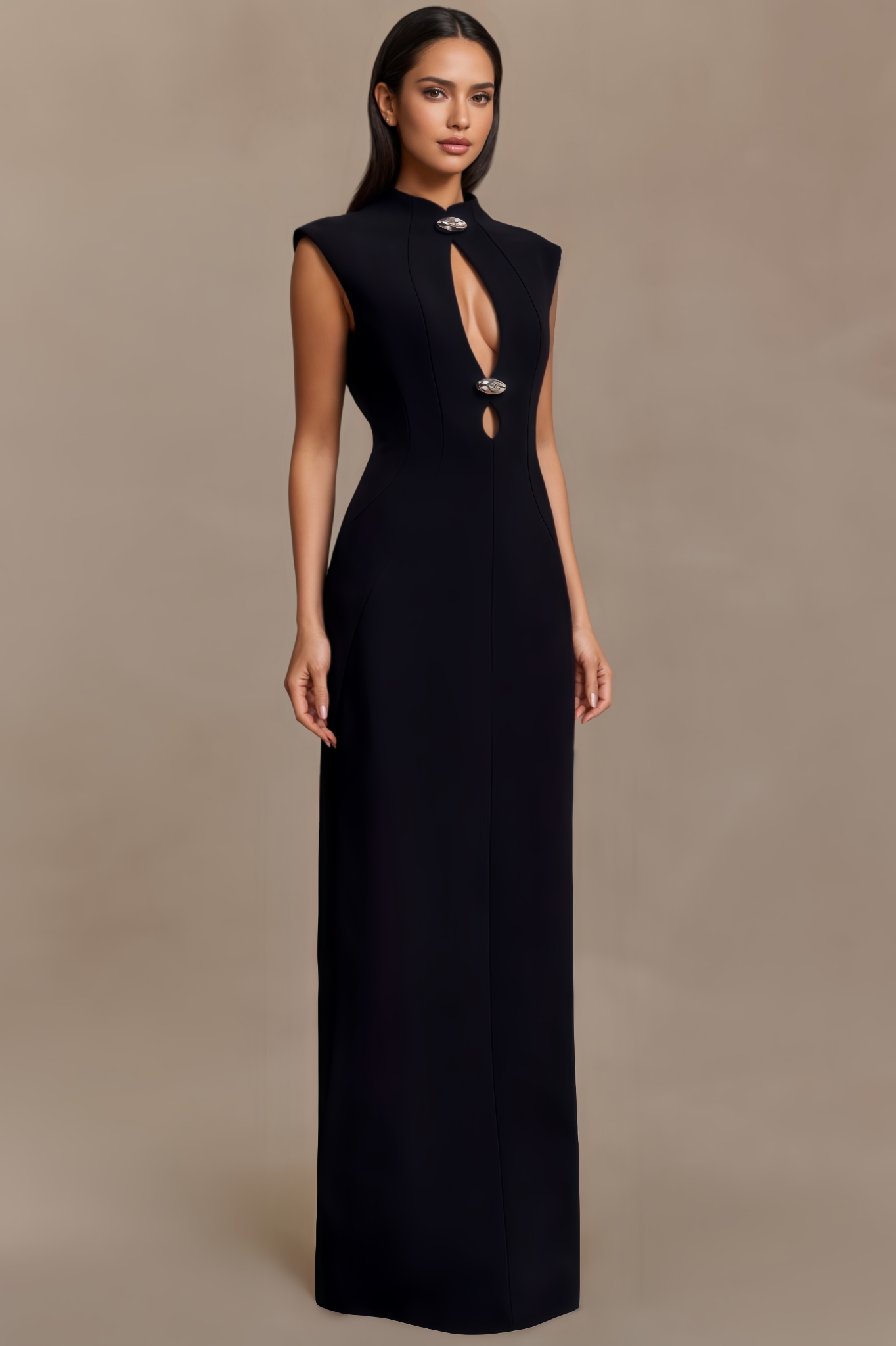 Inarl Cut Out Maxi Dress