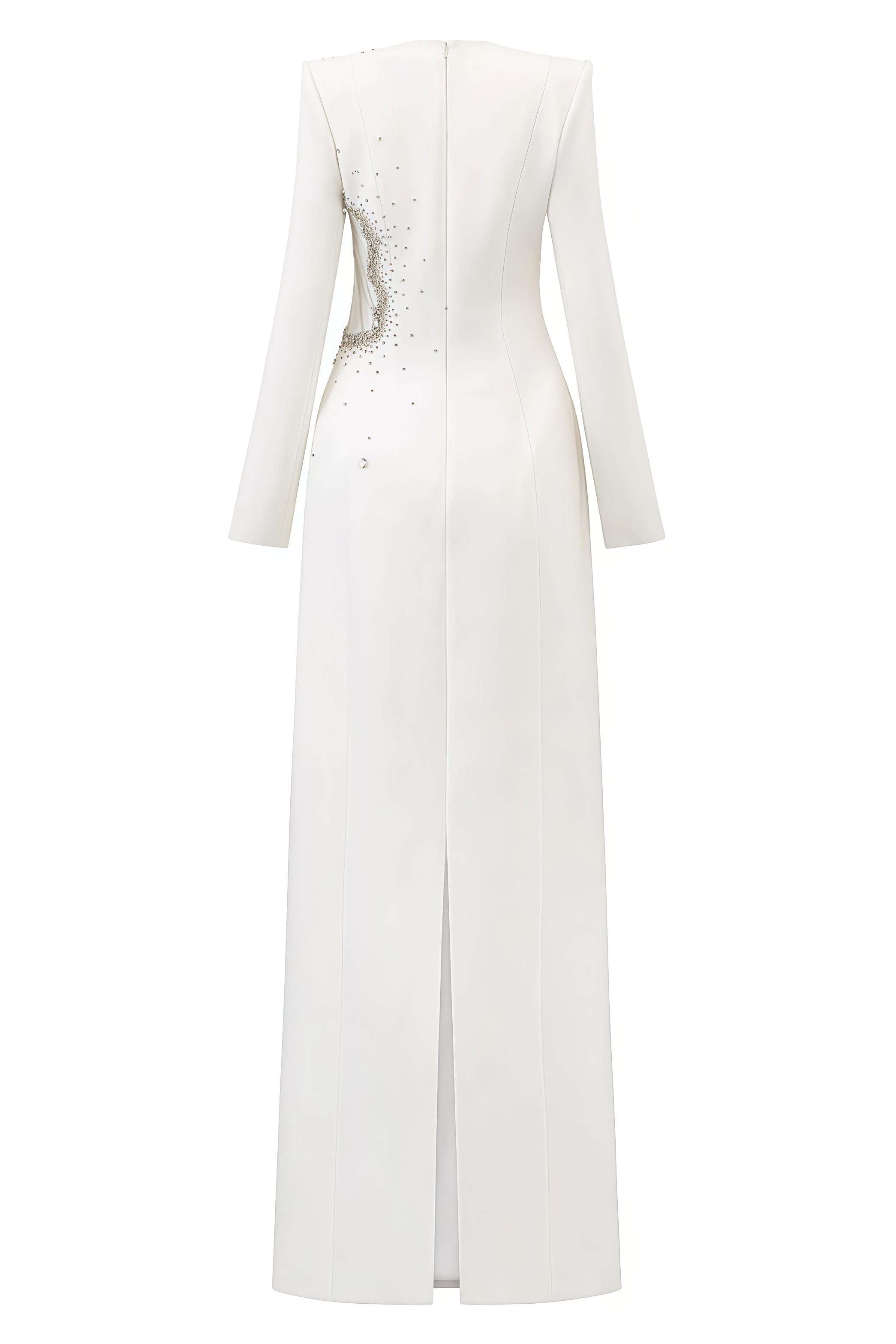 Zada Floral Crystal Embellished Maxi Dress