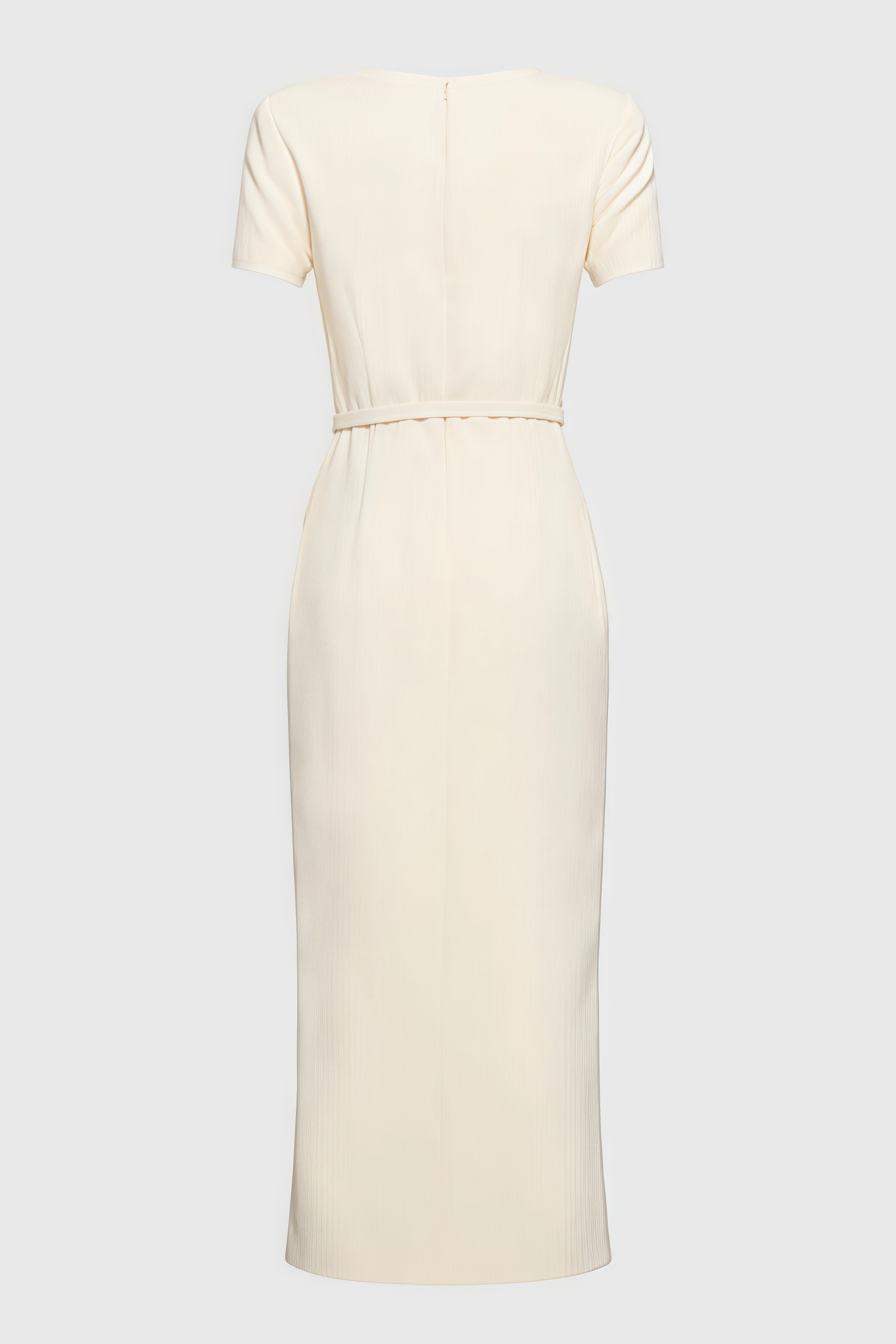 Angelse Crepe Button Midi Dress