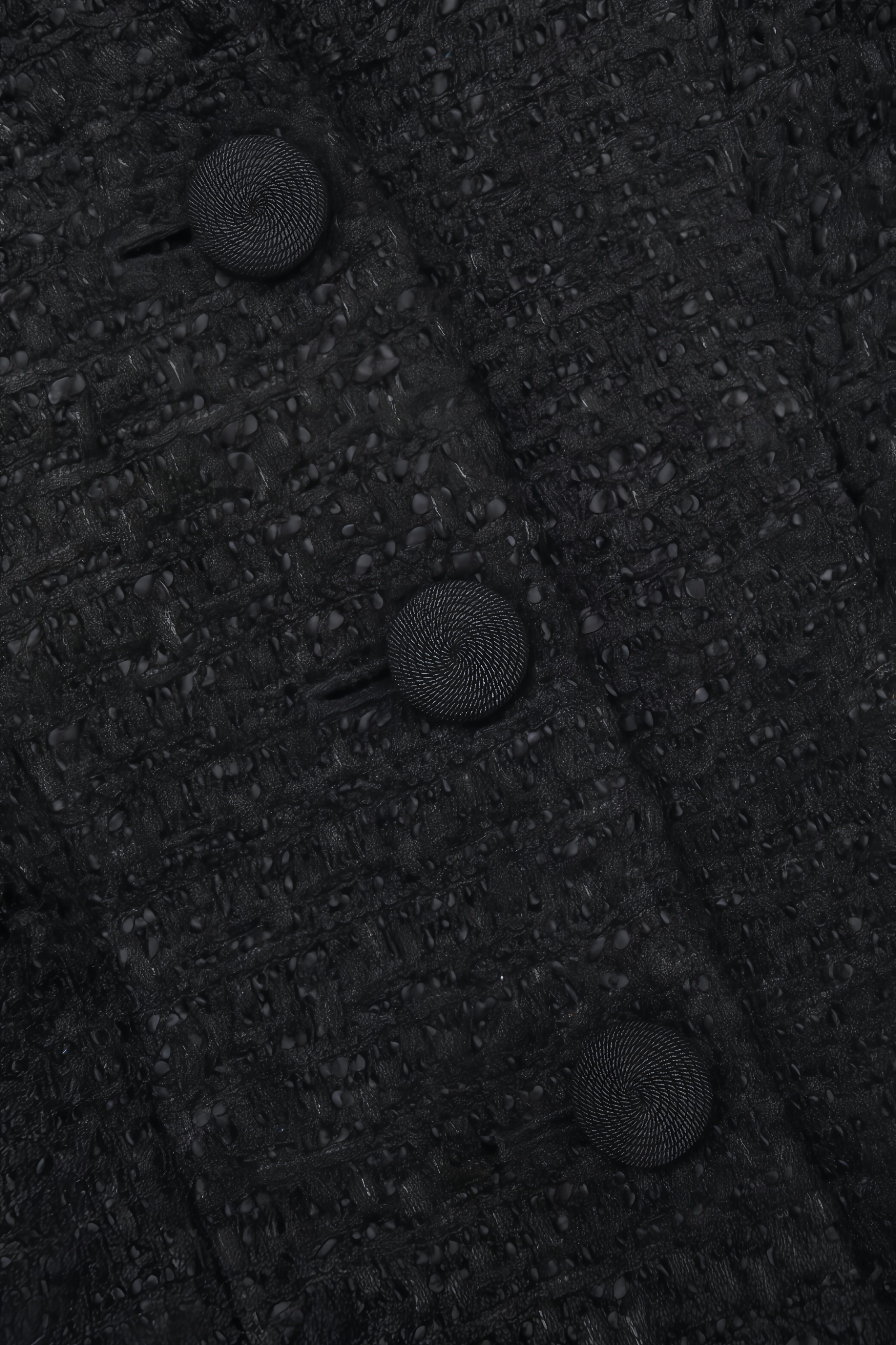 Yuna Black Tailored Boucle Maxi Dress