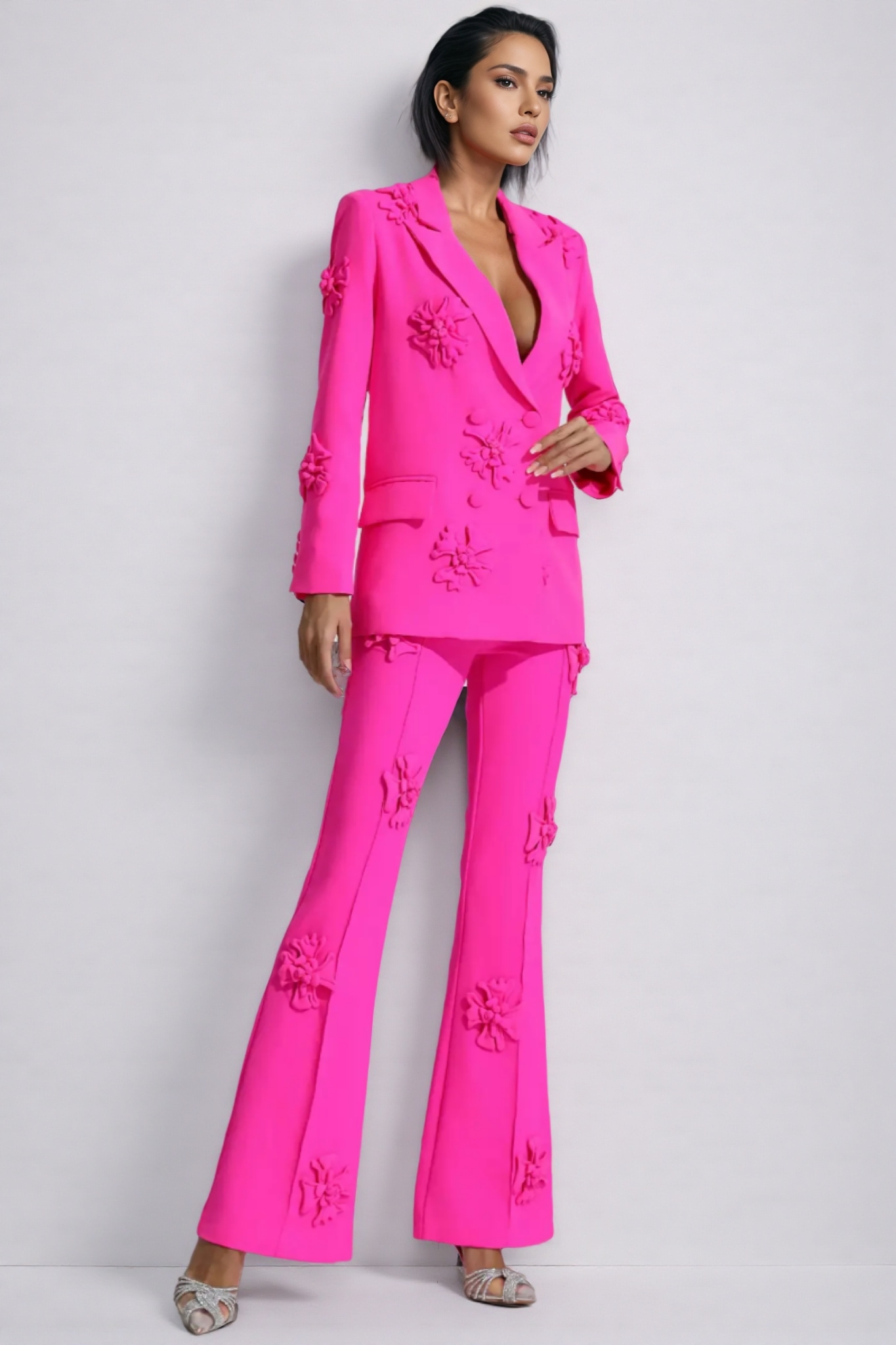 Alena Blouse jacket & trousers two-piece set