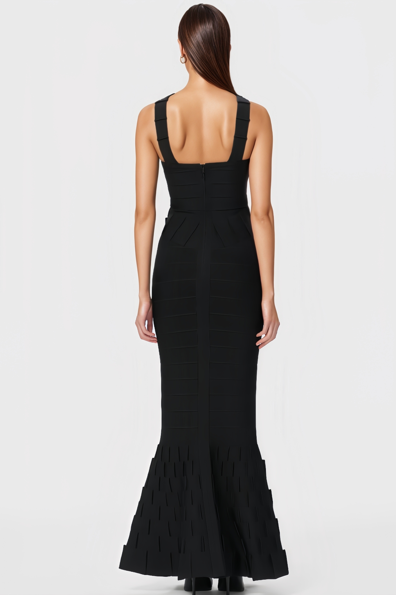 Johe Sleeveless Bandage Maxi Dress