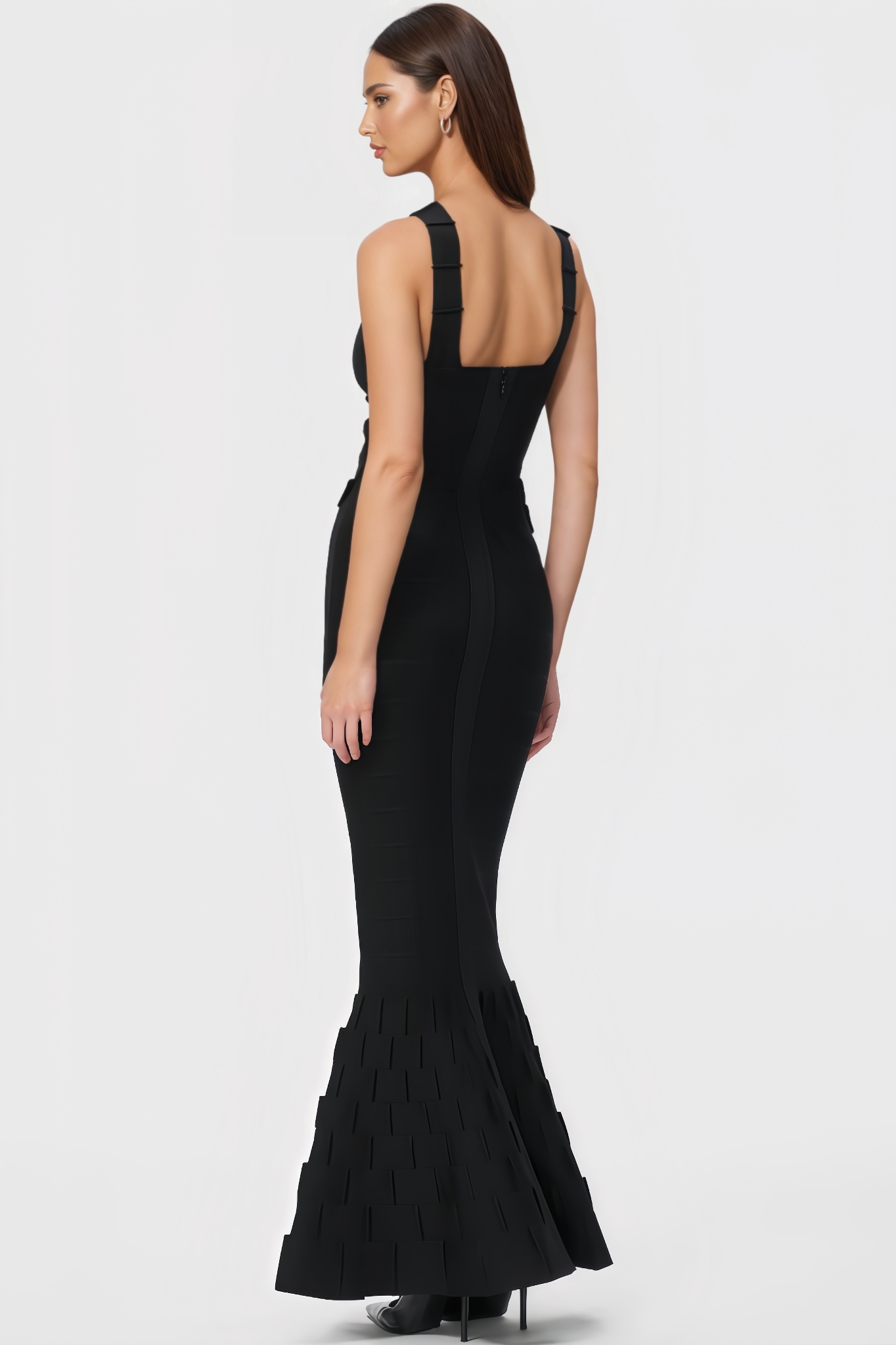 Johe Sleeveless Bandage Maxi Dress