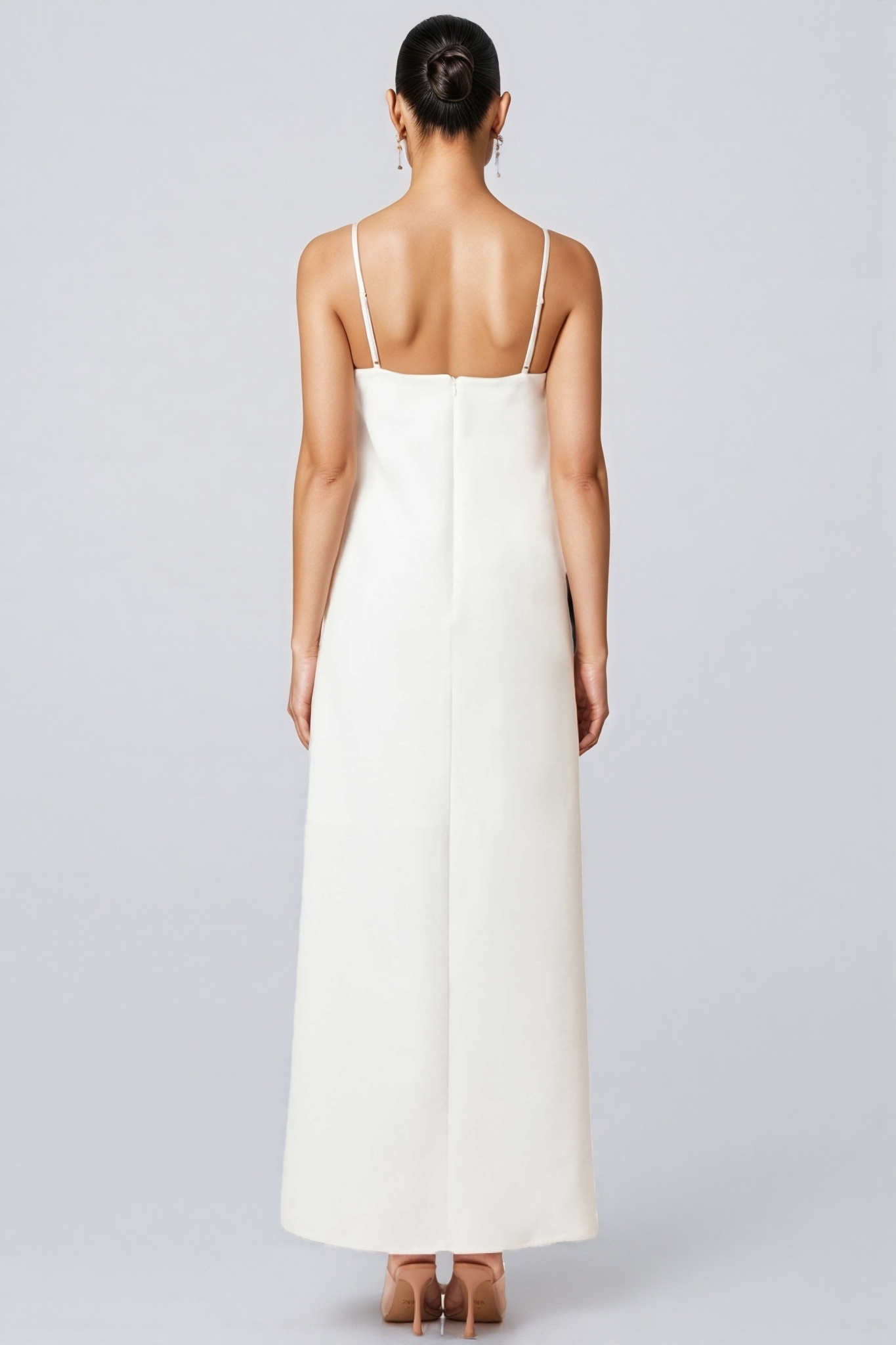 Britt Strapless 3D Flower Maxi Dress