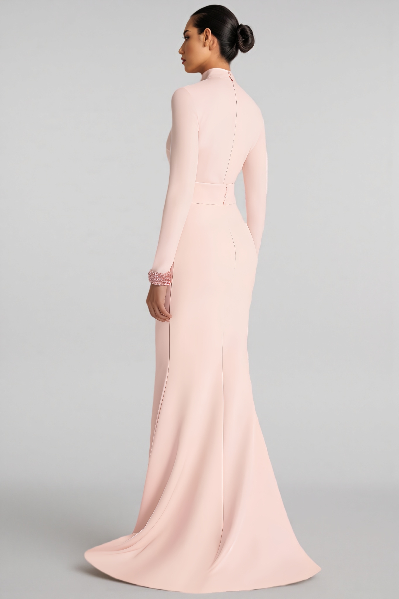 Dixie Leaf Embroidery Maxi Dress