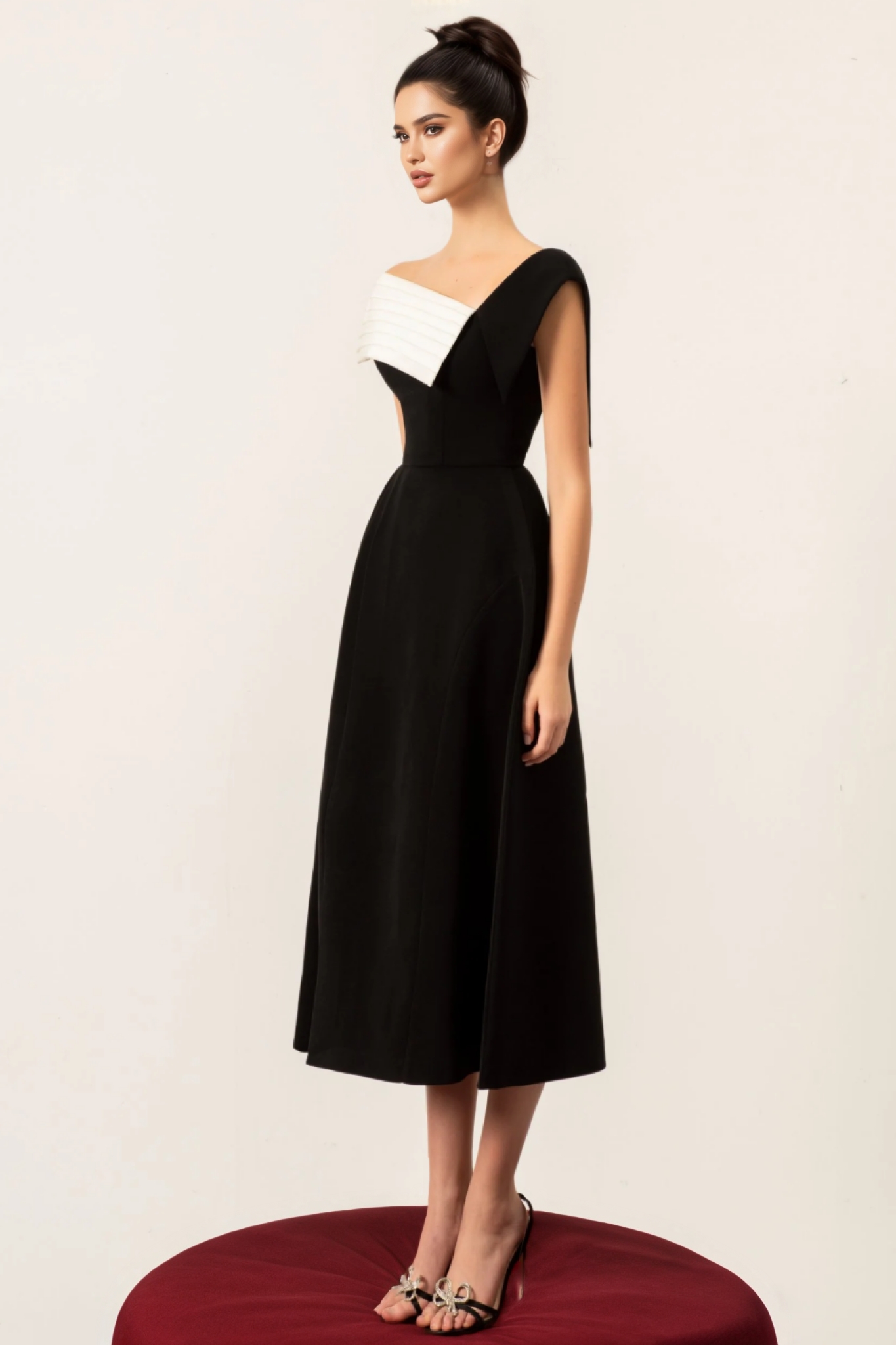 Xylo Off-shoulder Midi Dress