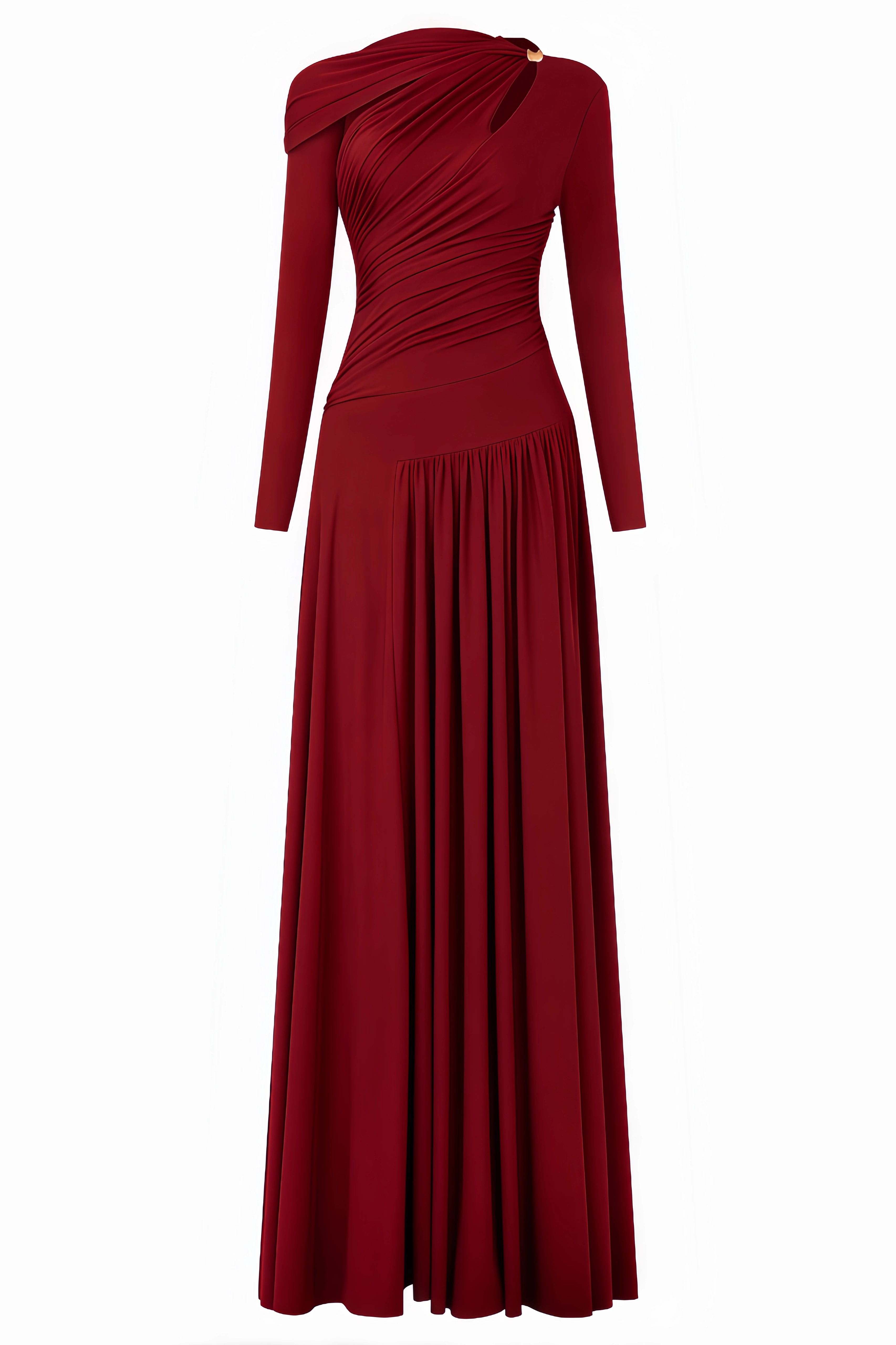 Dekia Cut-out Long sleeve Maxi Dress