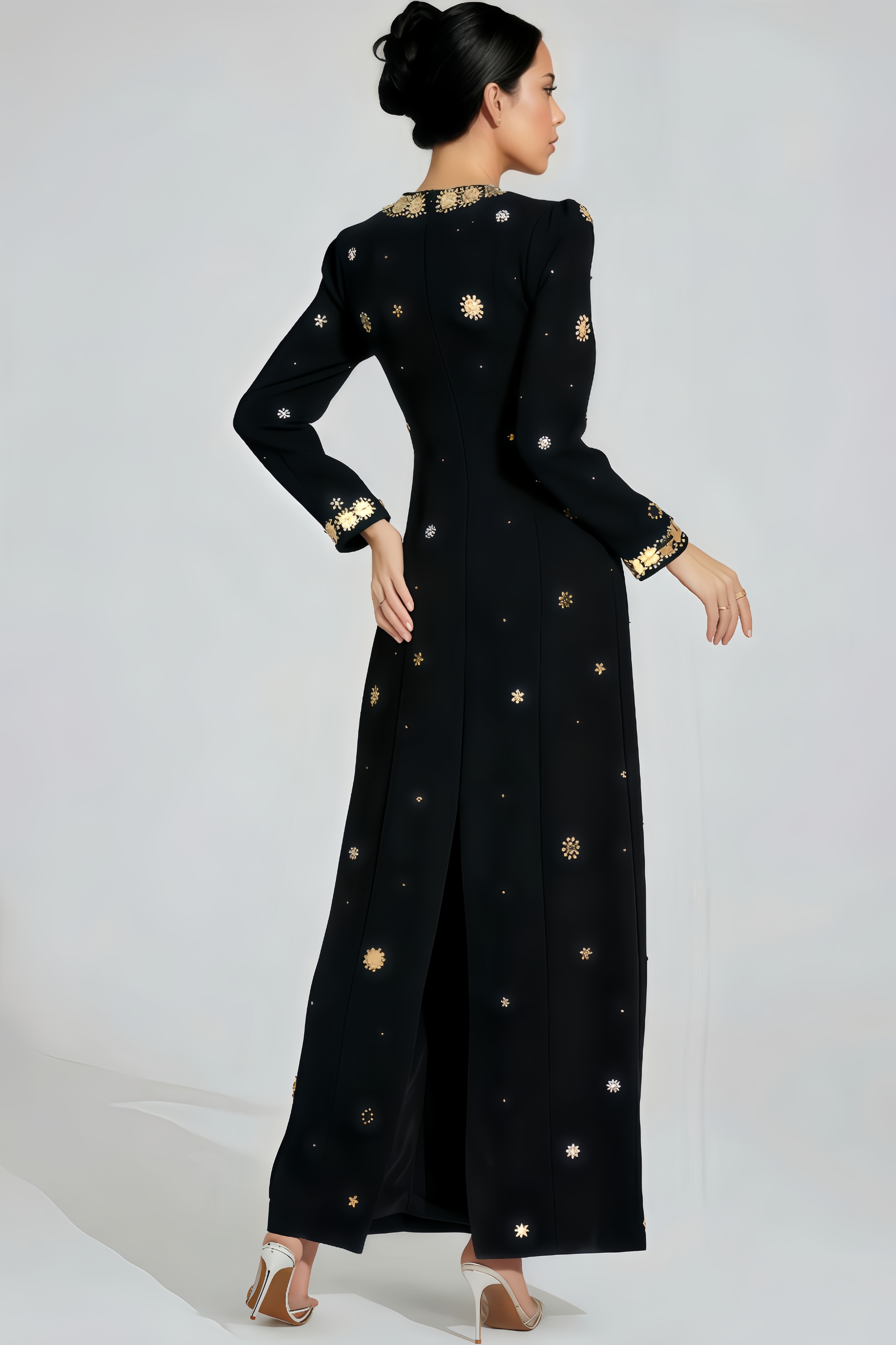 Niall Black Star Maxi Dress