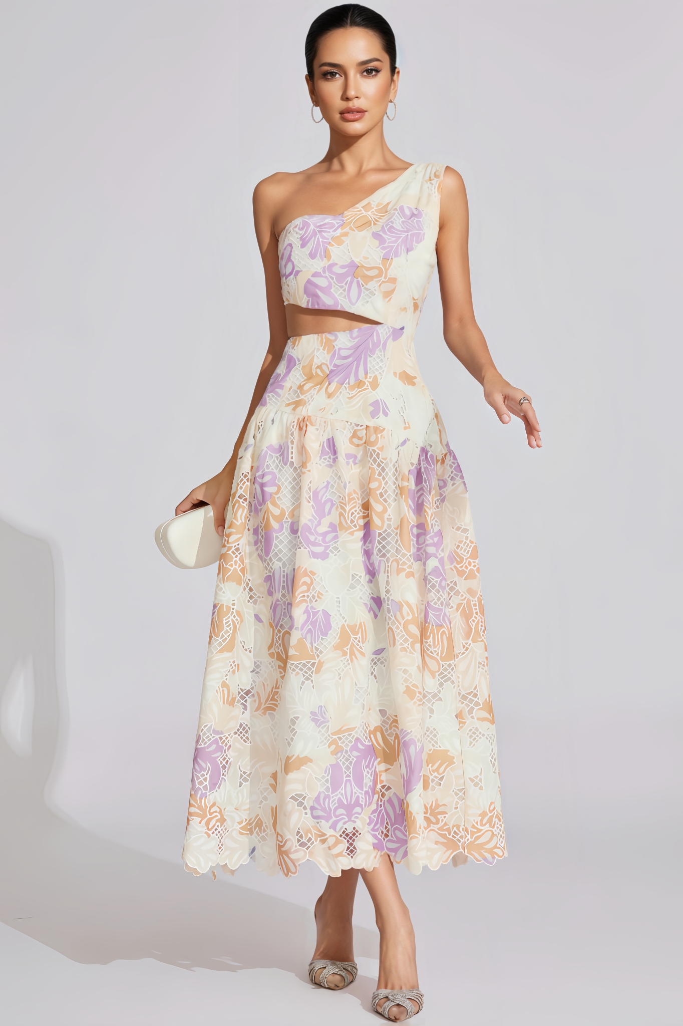 Aurore Yellow Off-Shoulder Maxi Dress