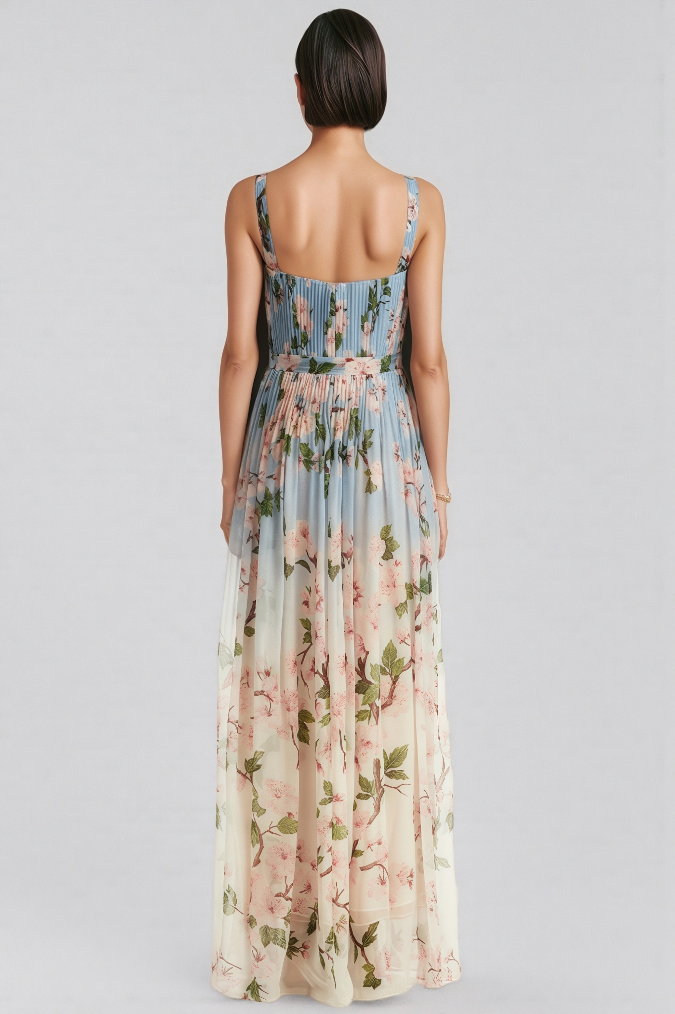Vegad Floral Sleeveless Maxi Dress